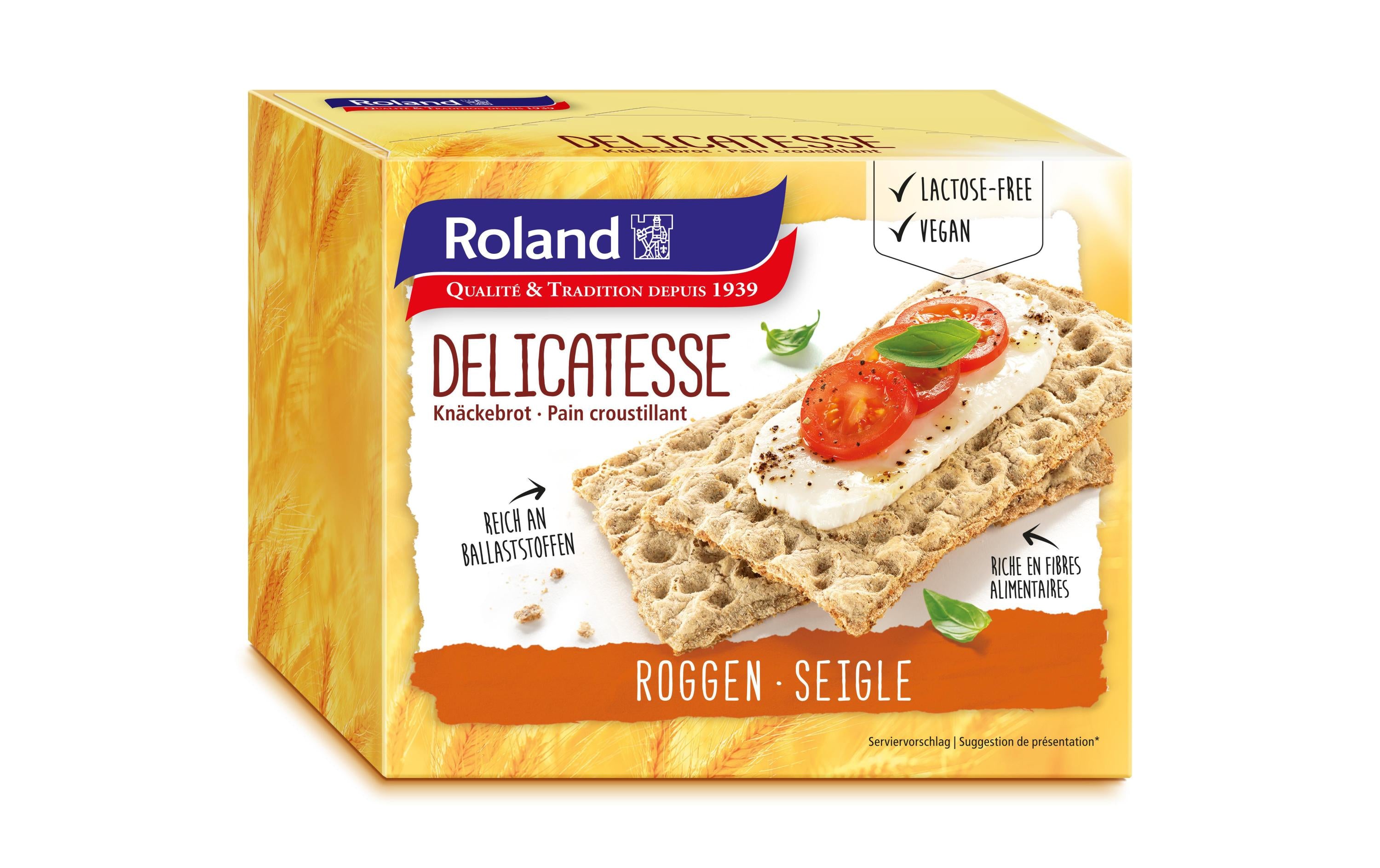 Roland Snacks Knäckebrot   Delikatess 200 g