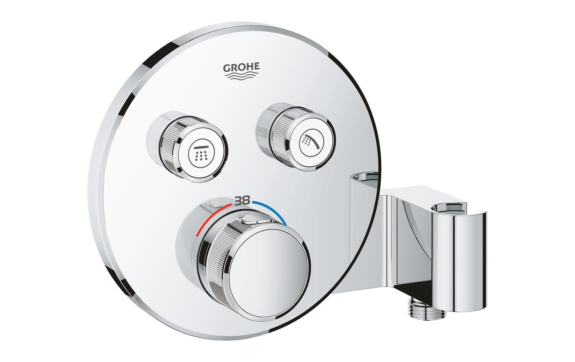 GROHE Duscharmatur Grohtherm SmartControl 43 mm, mit Brausehalter