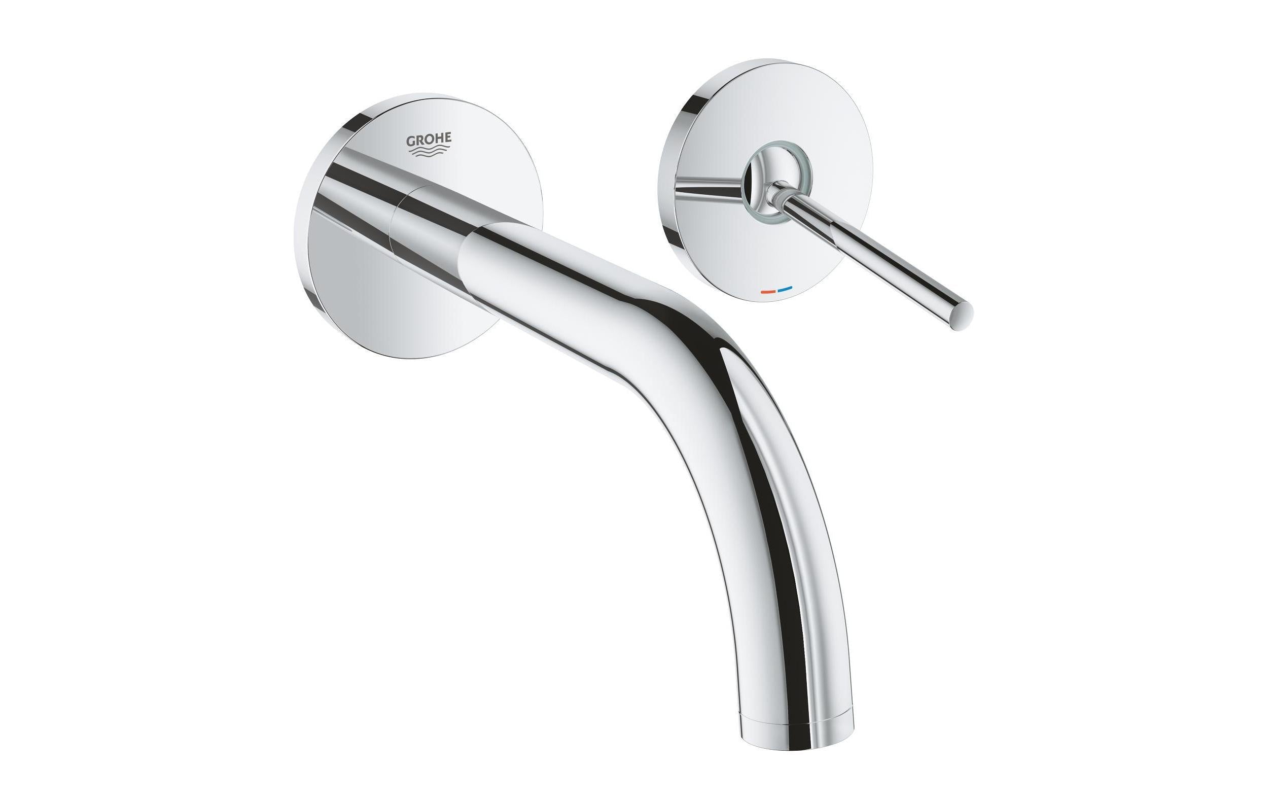 GROHE Lavaboarmatur Atrio 1/2, Chrom, Wandmontage, Hebelgriff