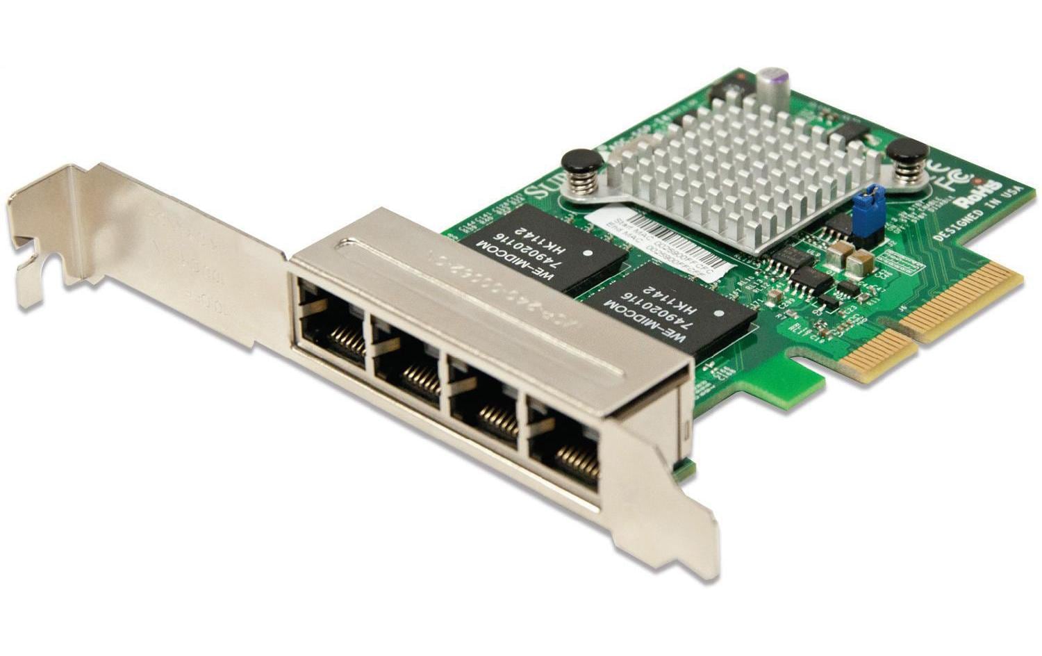 Supermicro Netzwerkkarte AOC-SGP-i4 1Gbps PCI-Express x4