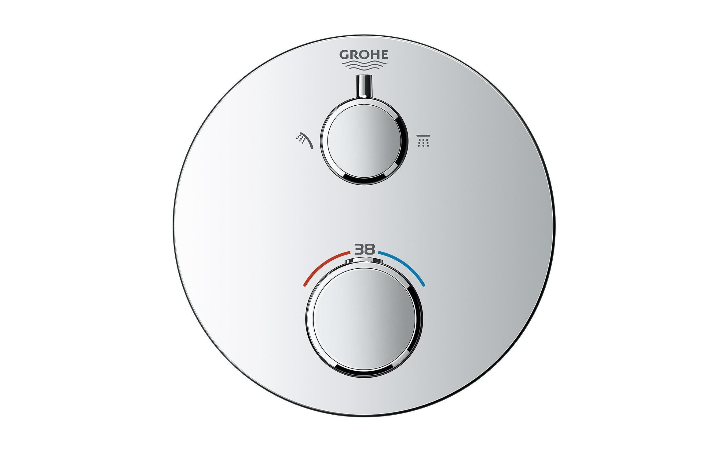 GROHE Duscharmatur Grohtherm 43 mm, Chrom