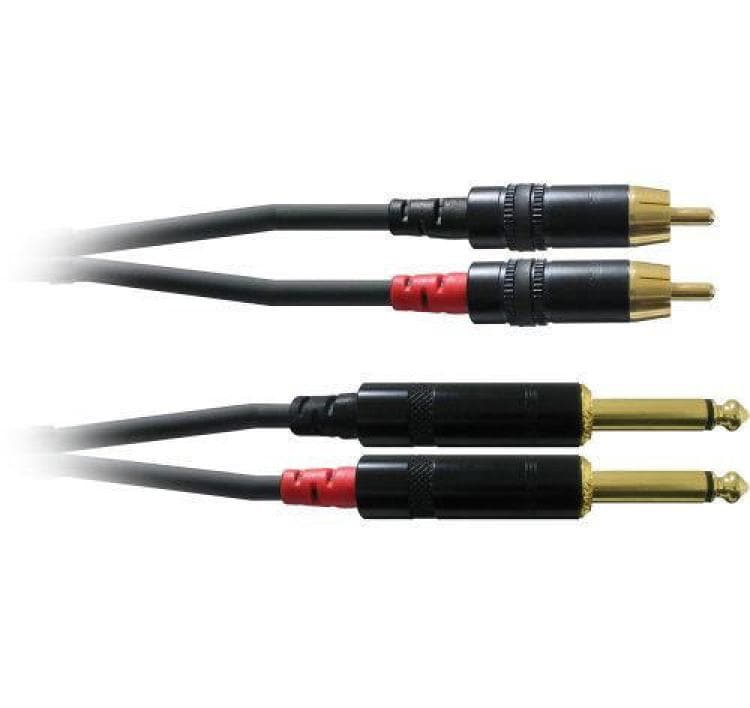 Cordial Audio-Kabel CFU 3 PC Cinch - 6.3 mm Klinke 3 m