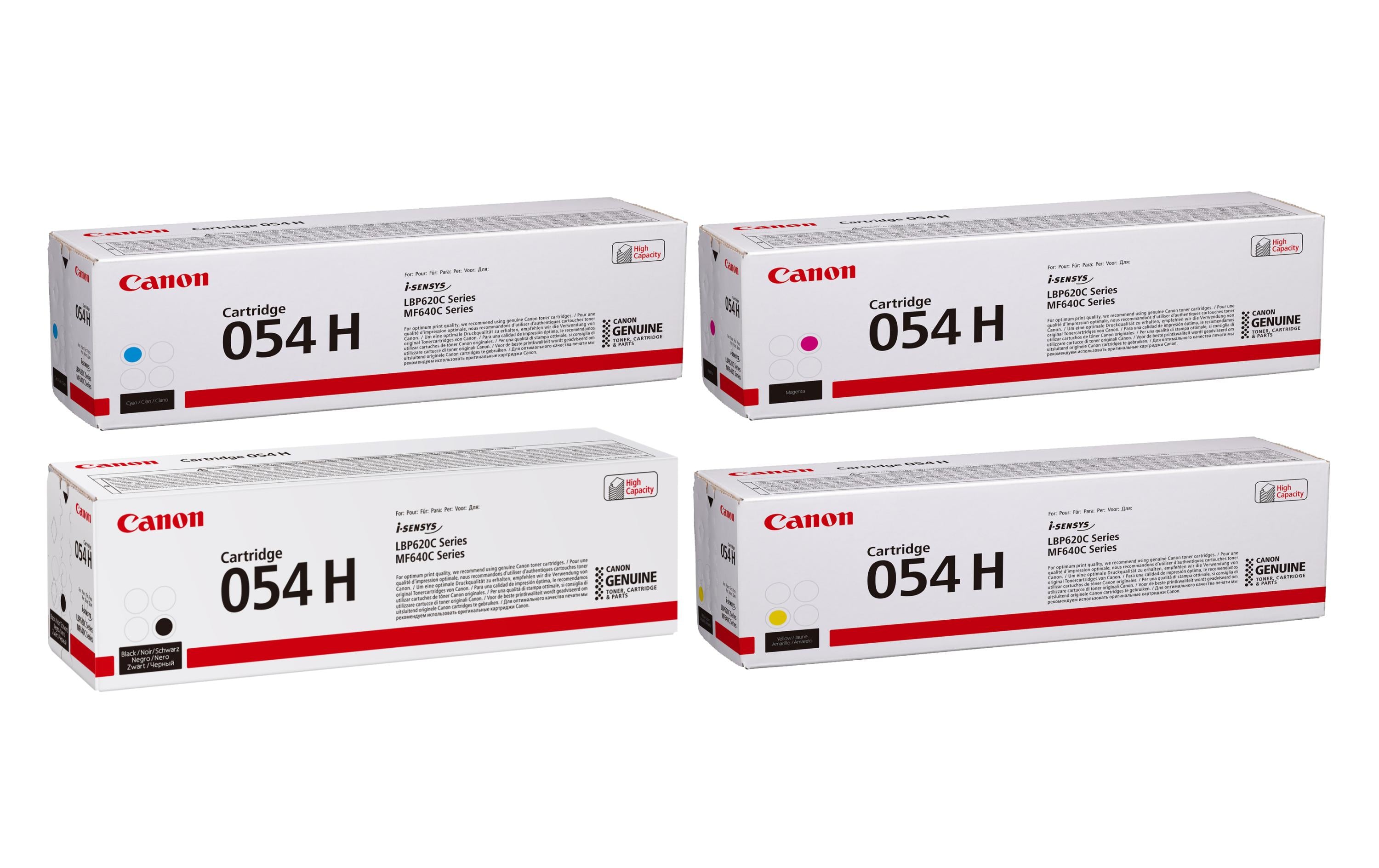 Canon Toner 054 H Black/Cyan/Magenta/Yellow