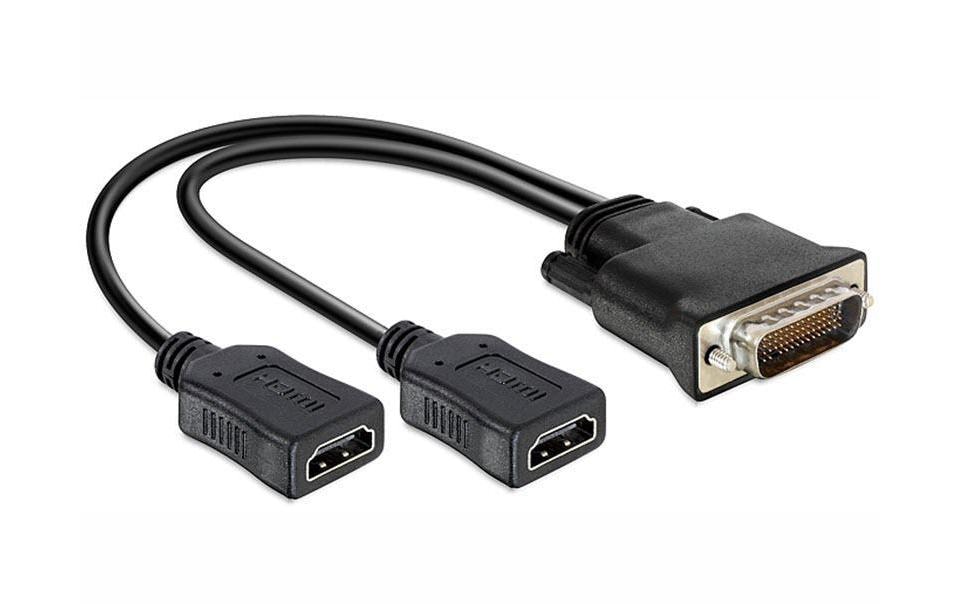 Delock Y-Kabel DMS-59 - HDMI
