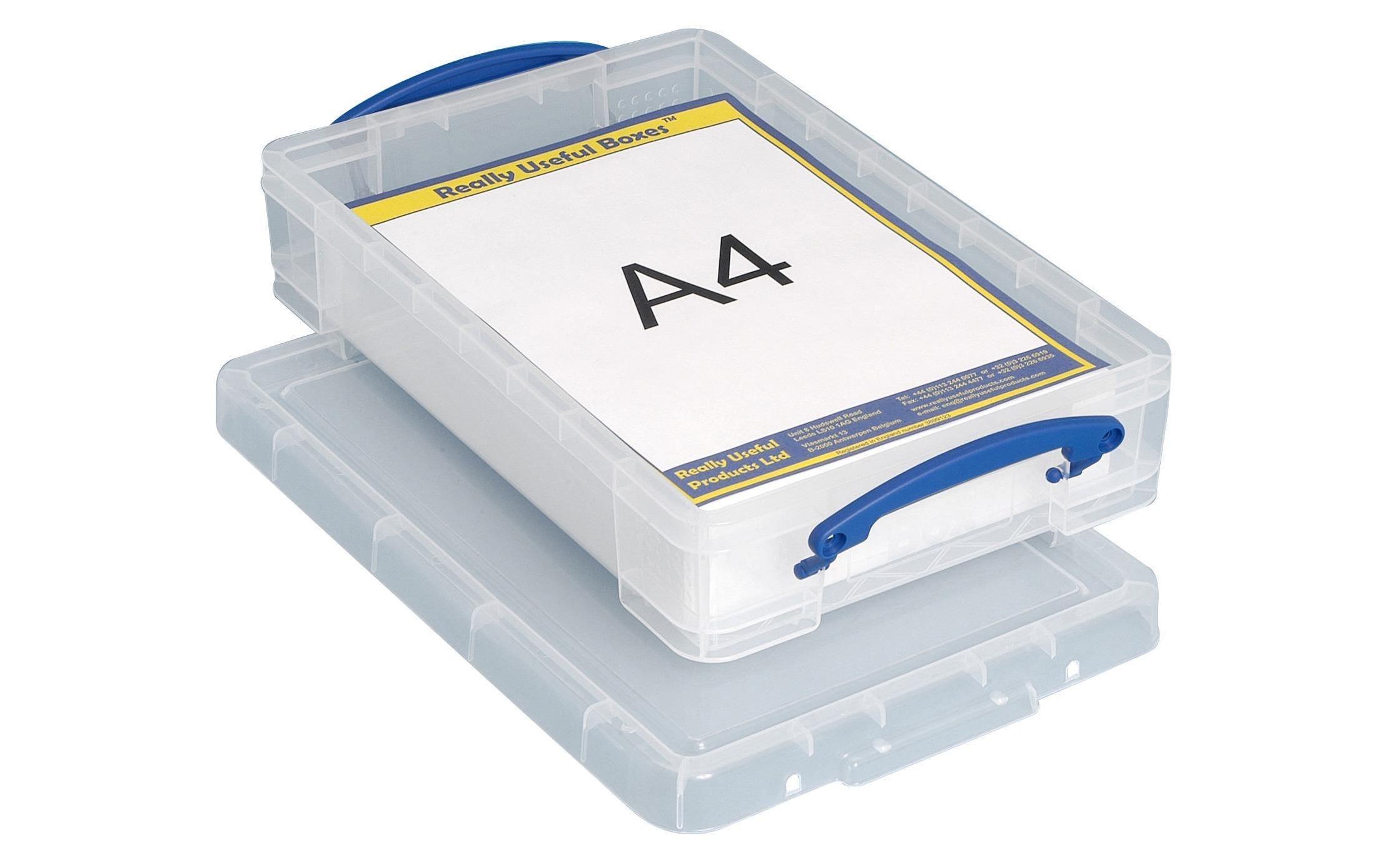 Really Useful Box Aufbewahrungsbox 4 Liter Transparent
