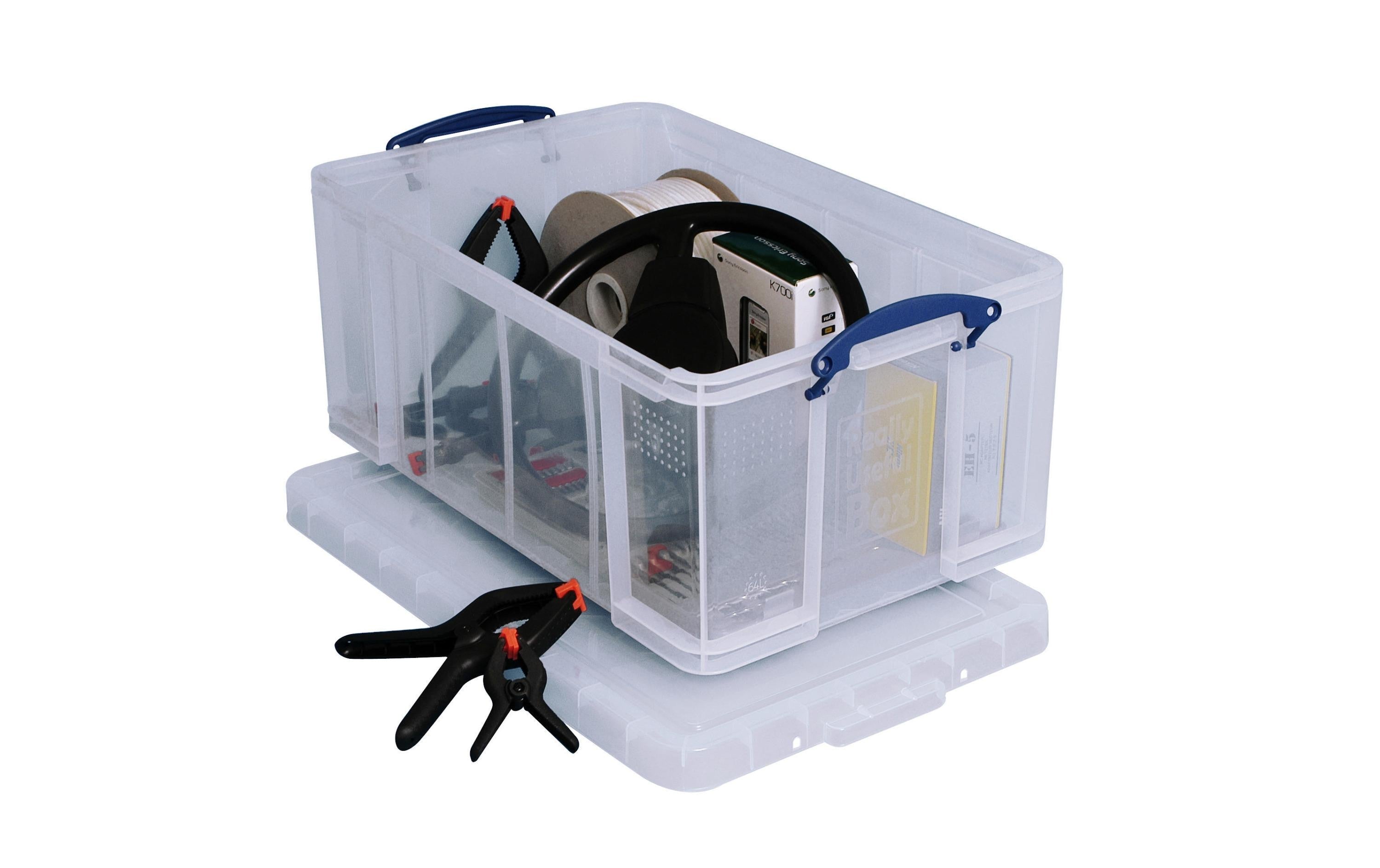 Really Useful Box Aufbewahrungsbox 64 Liter Transparent