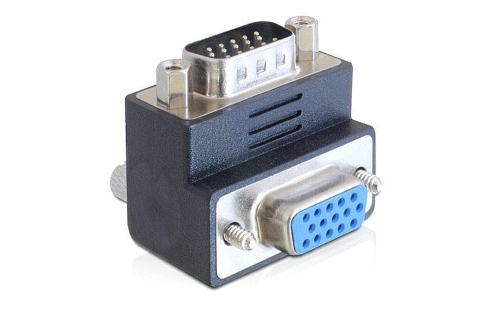 Delock Winkeladapter 270°, m-f VGA - VGA