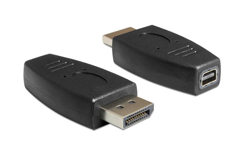 Delock Adapter DisplayPort – Mini-DisplayPort schwarz