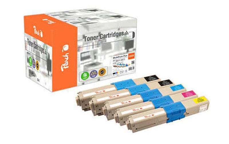 Peach Toner OKI 4650871x 2x Black, 1x Cyan, Magenta, Yellow