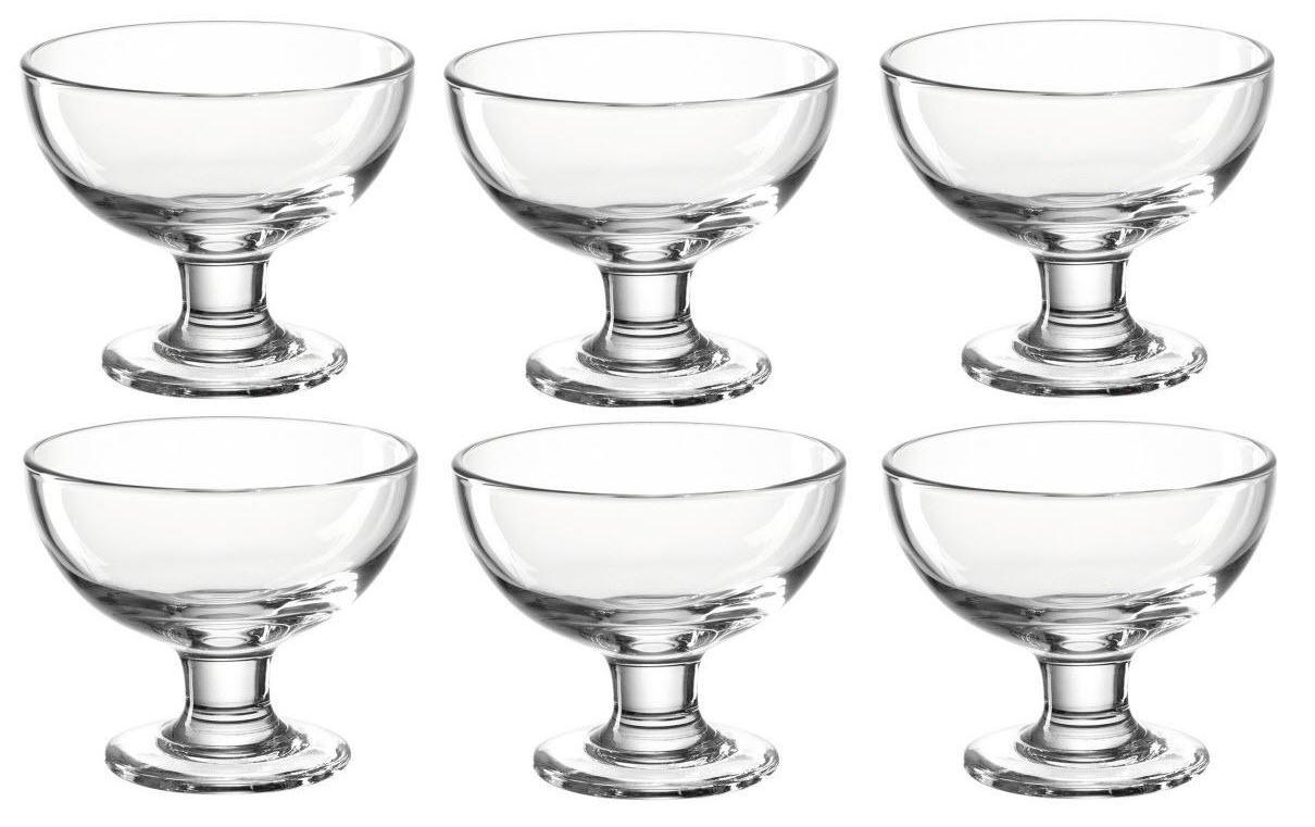 Leonardo Dessert-Schale Cucina 12 cm, 6 Stück, Transparent