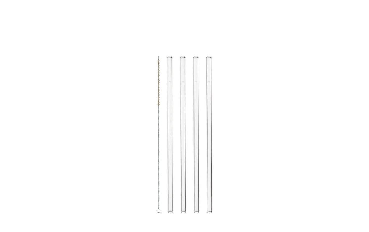 Leonardo Strohhalm Ciao 4 Stück, Transparent, 15 cm