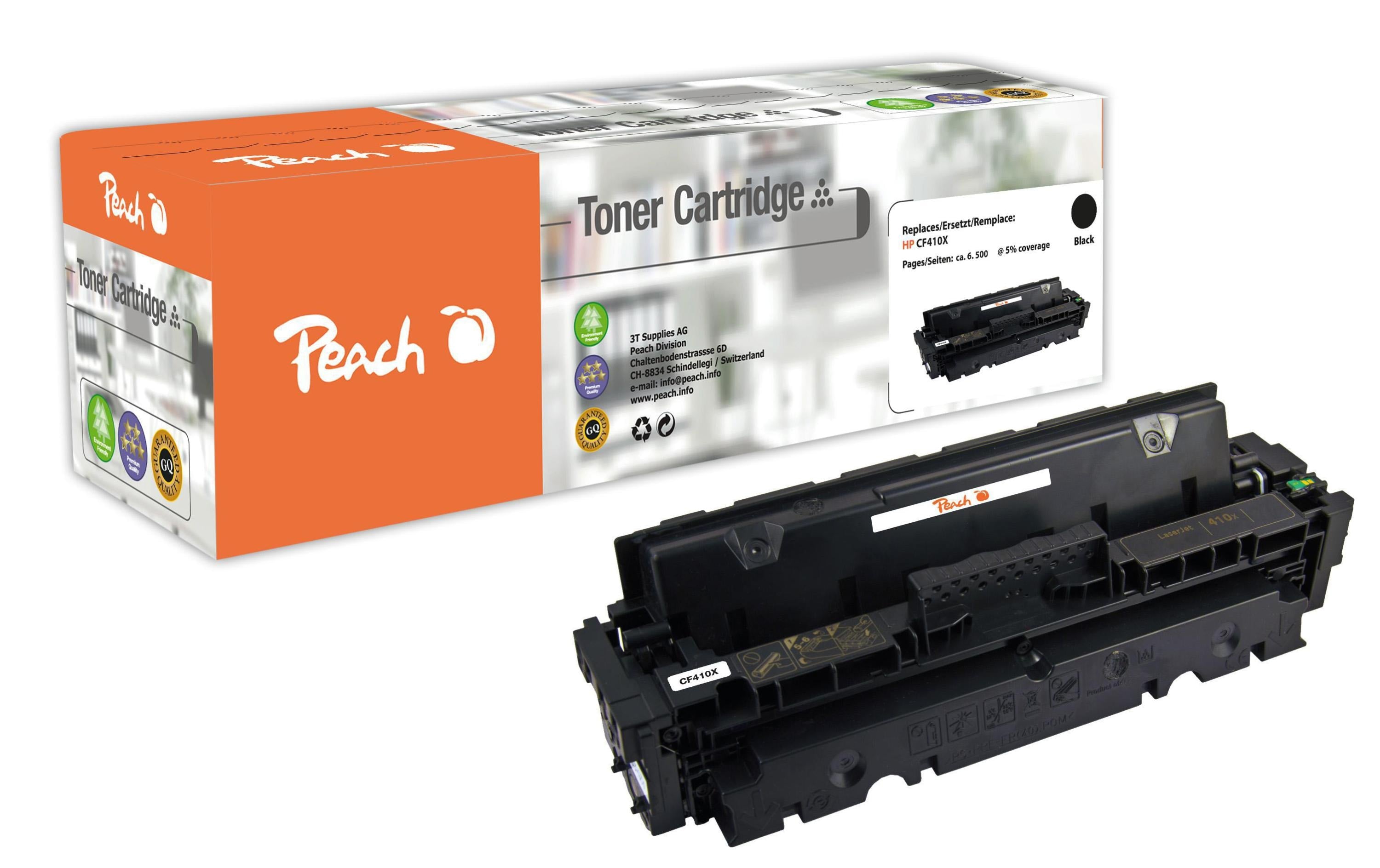 Peach Toner HP Nr. 410X (CF410X) Black