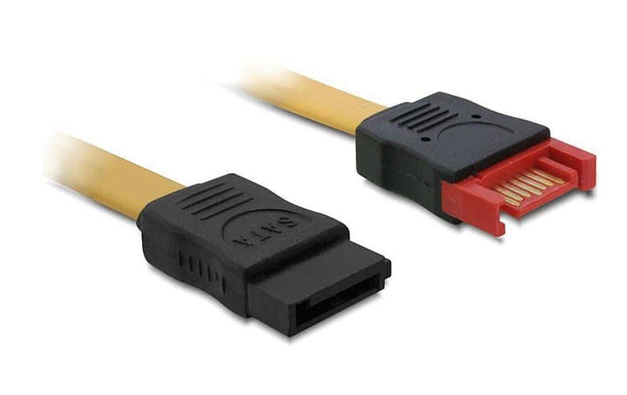 Delock SATA3-Kabel gelb, Verlängerung 100 cm
