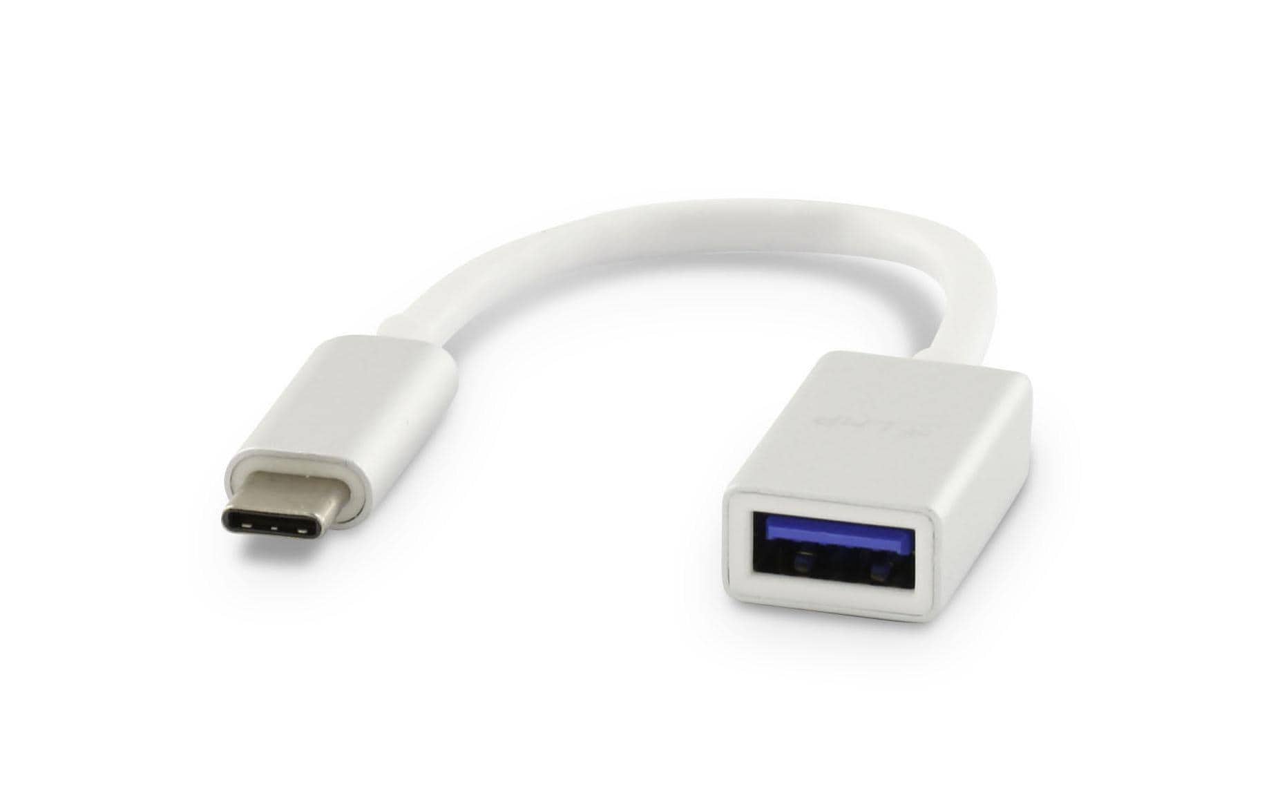 LMP USB 3.0 Adapter USB-C - USB-A 15 cm Verlängerung Silber