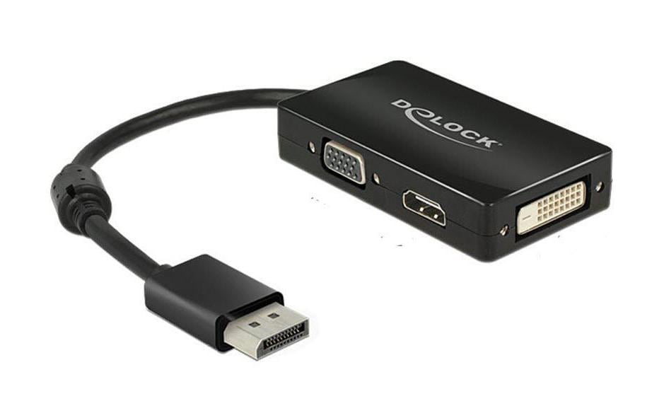 Delock Multiadapter DisplayPort - DVI-I/HDMI/VGA