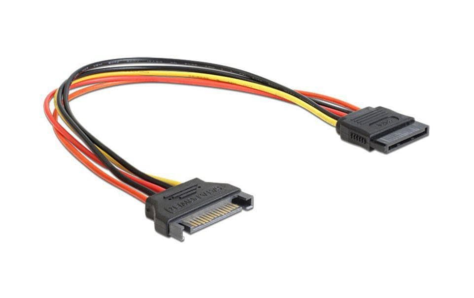 Delock Stromverlängerungskabel SATA 30 cm