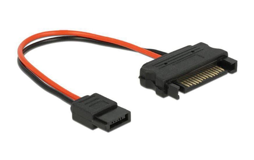 Delock Stromkabel Slim-SATA – SATA 10 cm