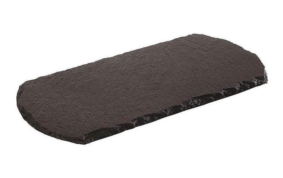 Paderno Servierplatte 20 cm x 10 cm Schwarz