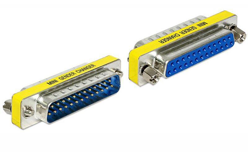 Delock Portschutzadapter DB25 m - f