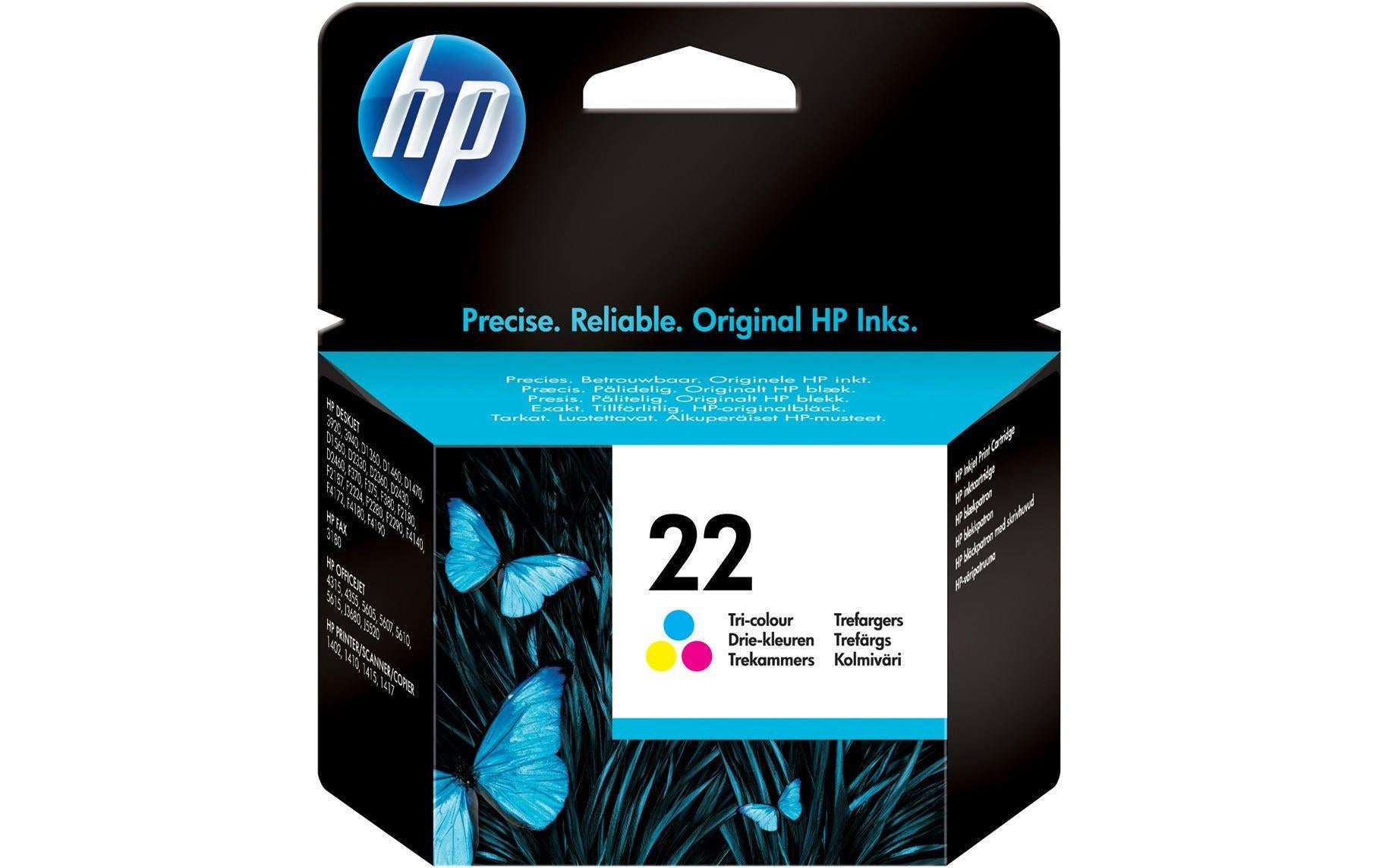 HP Tinte Nr. 22 (C9352AE) Cyan/Magenta/Yellow