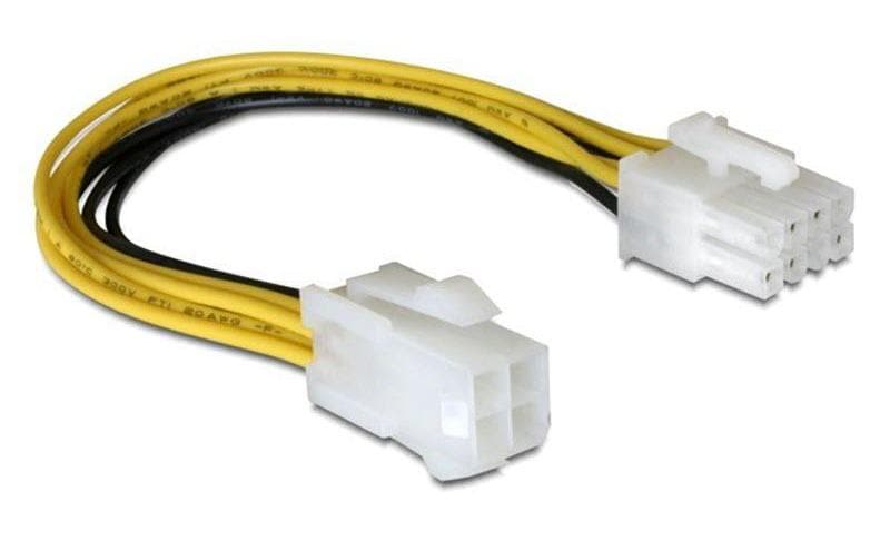 Delock Stromkabel 4Pin - 8Pin 15 cm