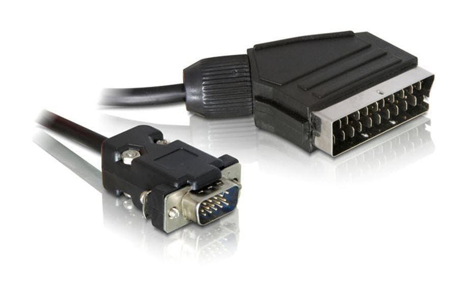 Delock Kabel SCART - VGA, 2 m