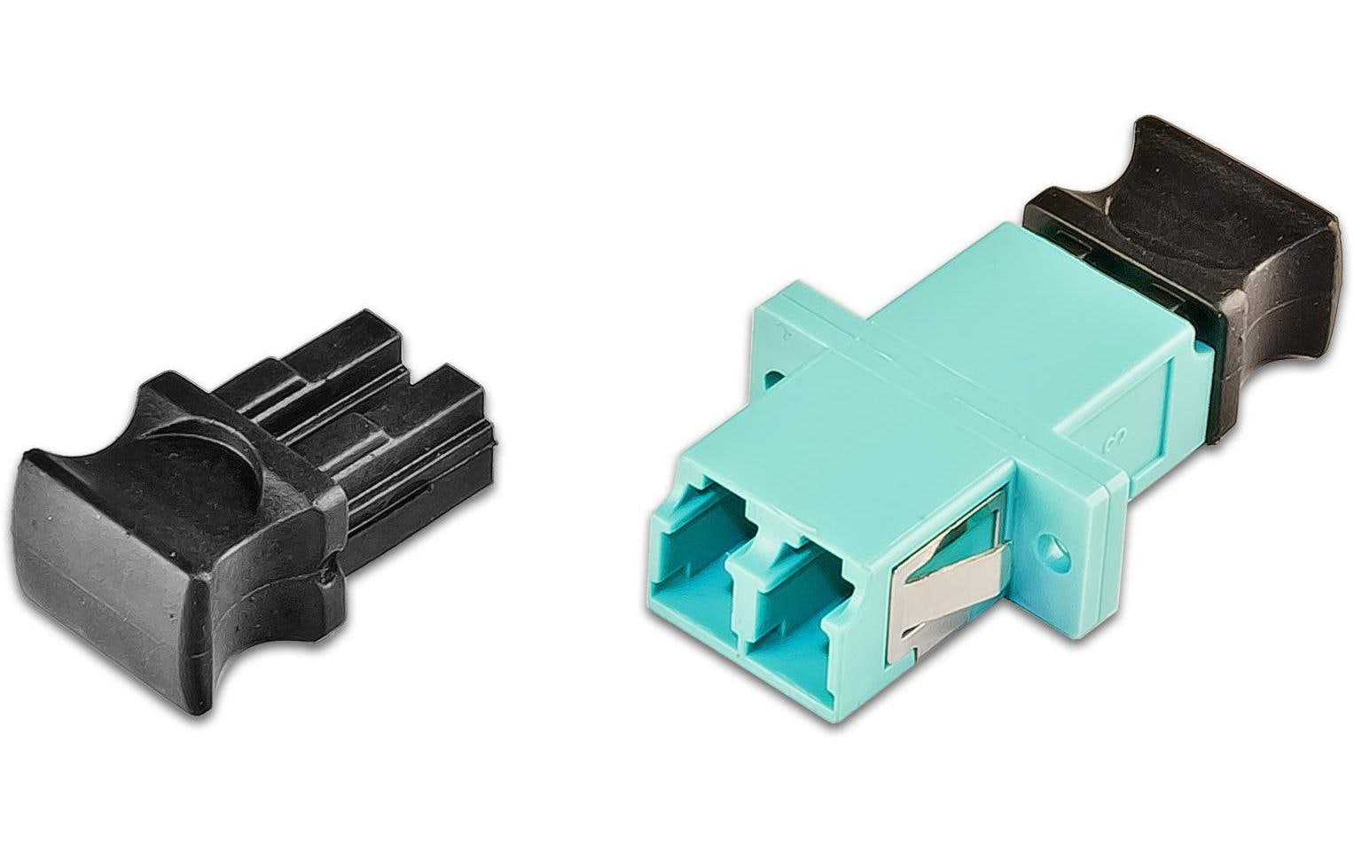 Lightwin LWL-Kupplung Multimode LC – LC, OM3, Duplex