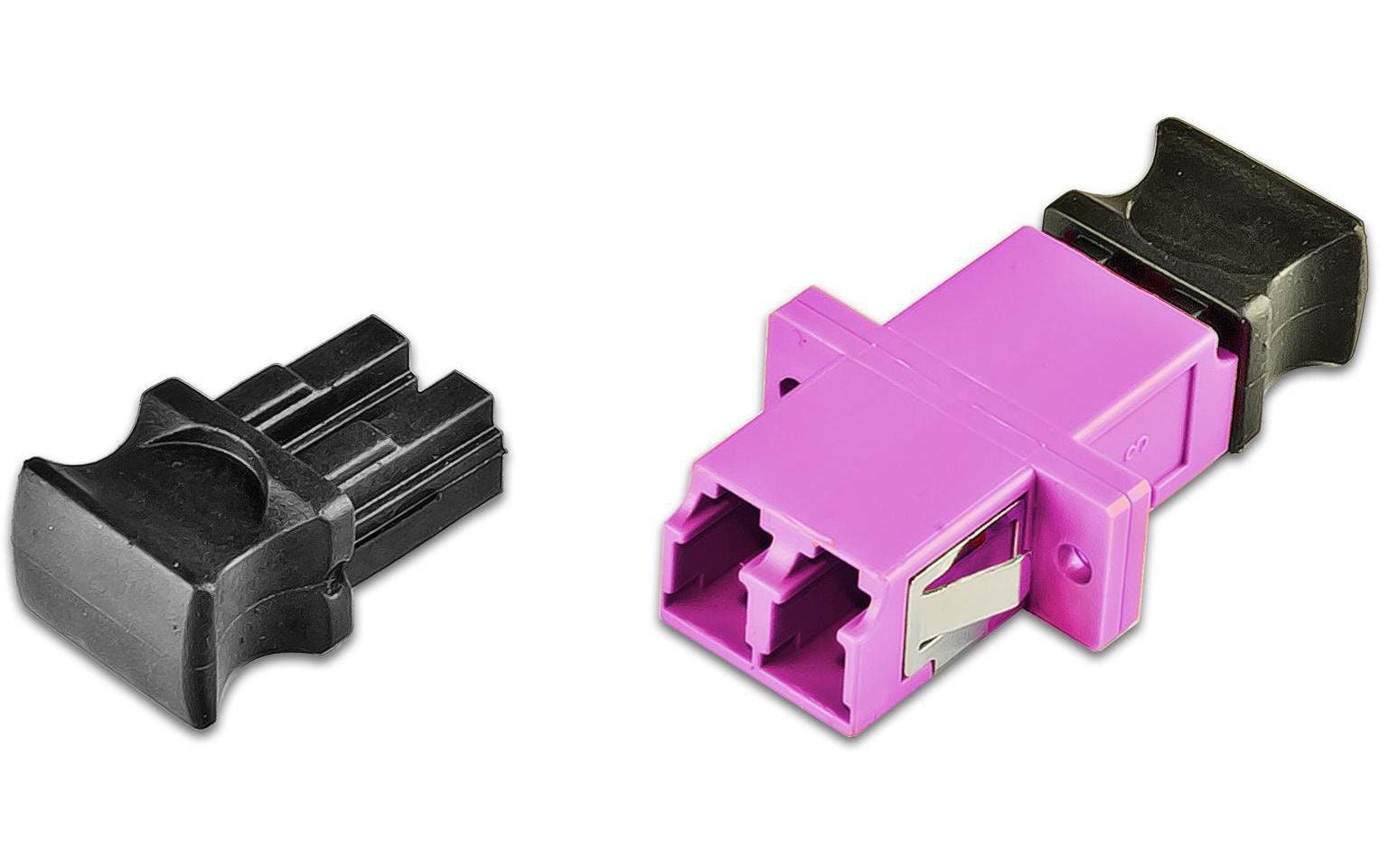 Lightwin LWL-Kupplung Multimode LC – LC, OM4, Duplex