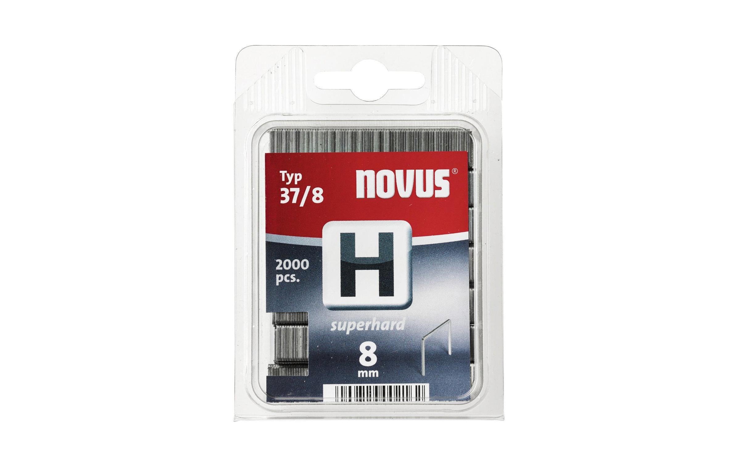 Novus Feindrahtklammer H37/8 2000 Stück