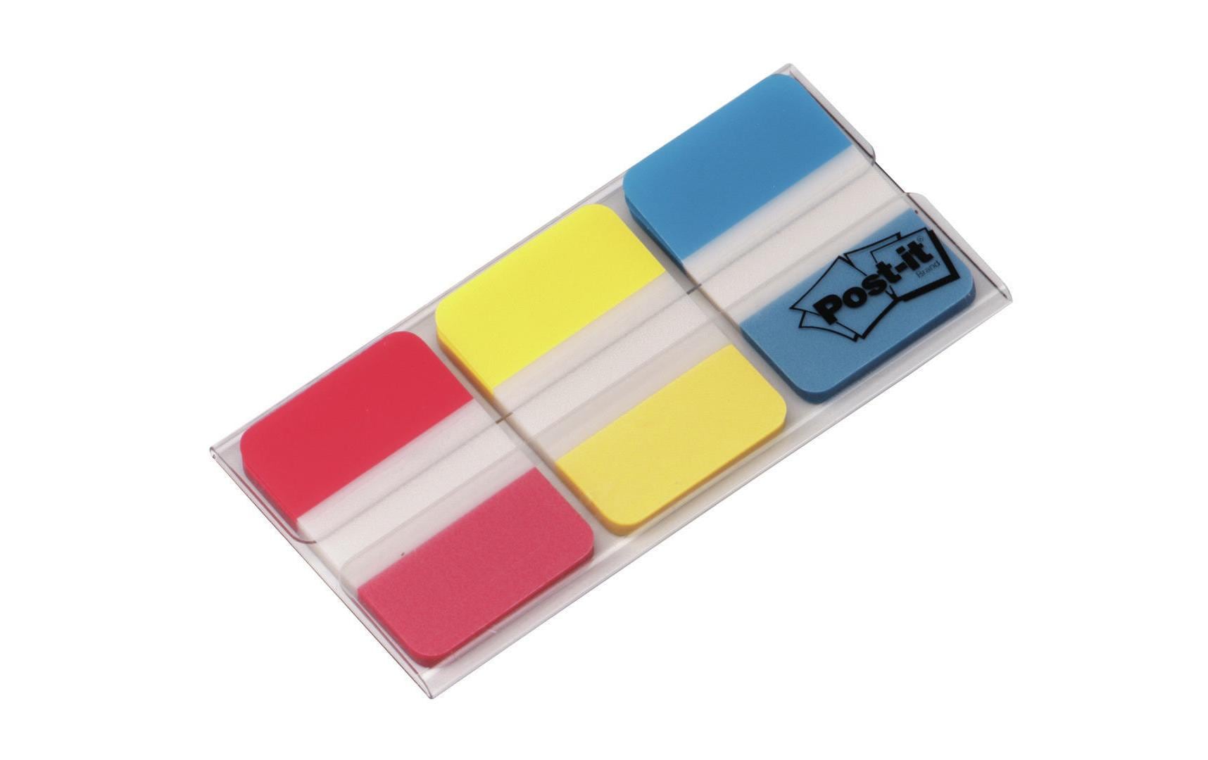 Post-it Page Marker Index Strong Rot/Gelb/Blau, 3 Stück