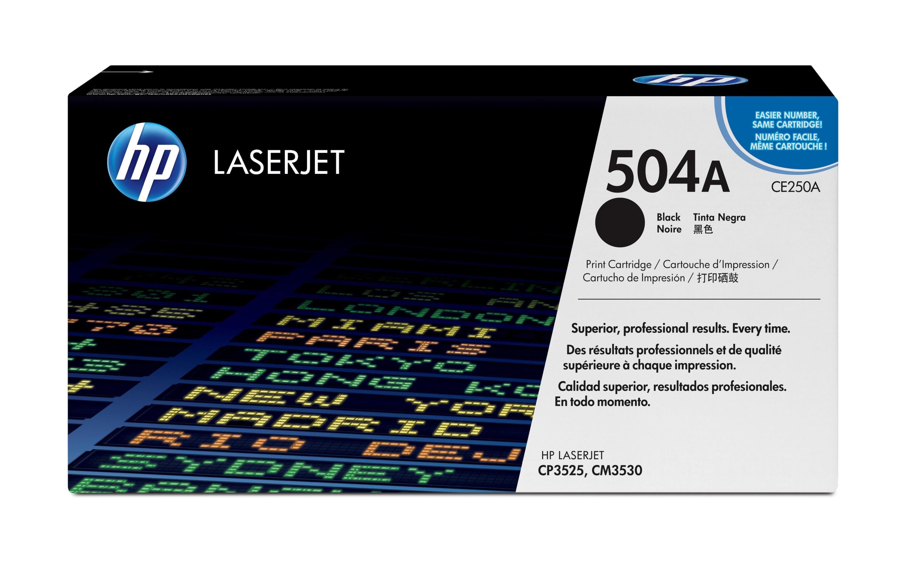HP Toner Nr. 504A (CE250A) Black