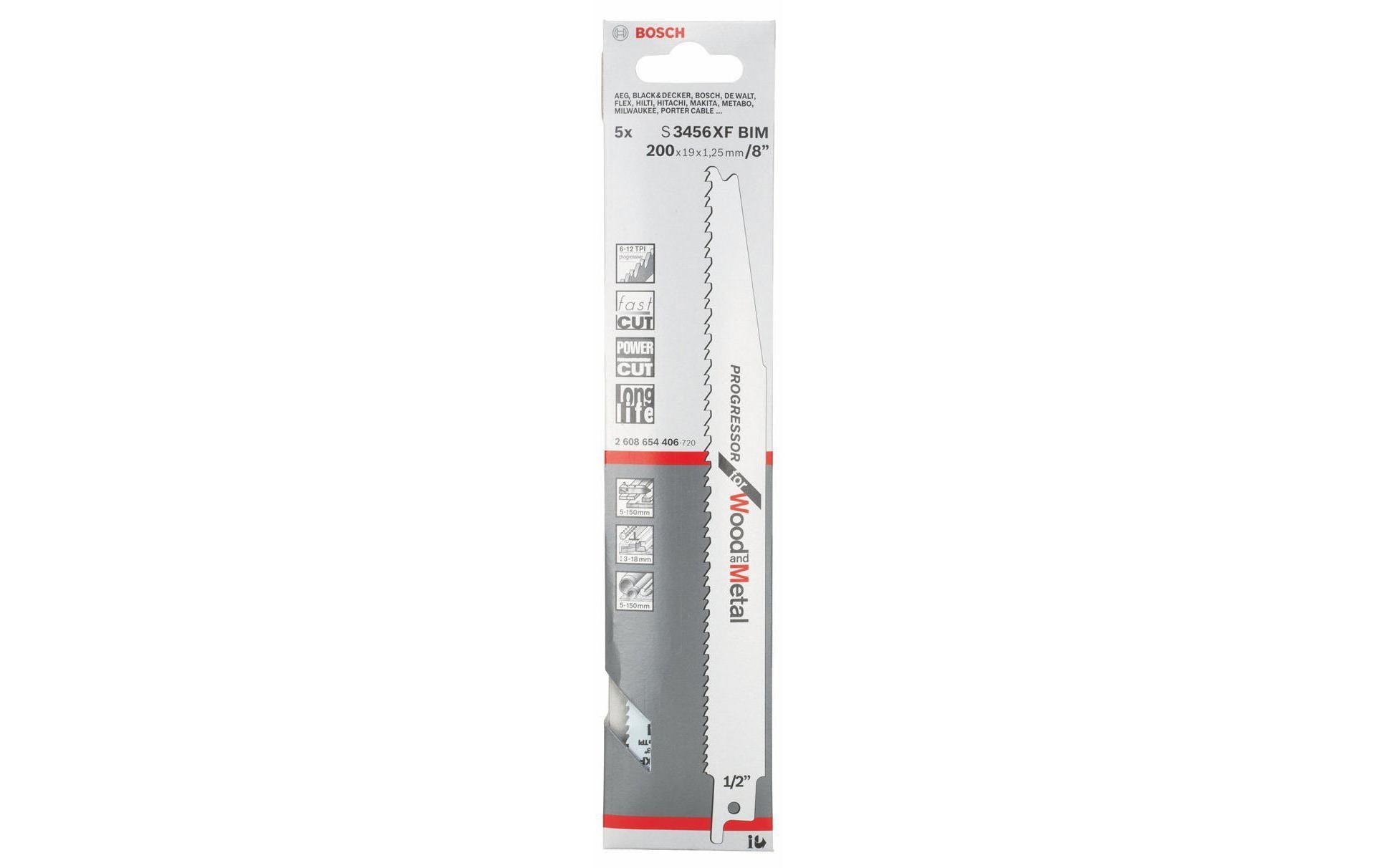 Bosch Säbelsägeblätter-Set S3456XF