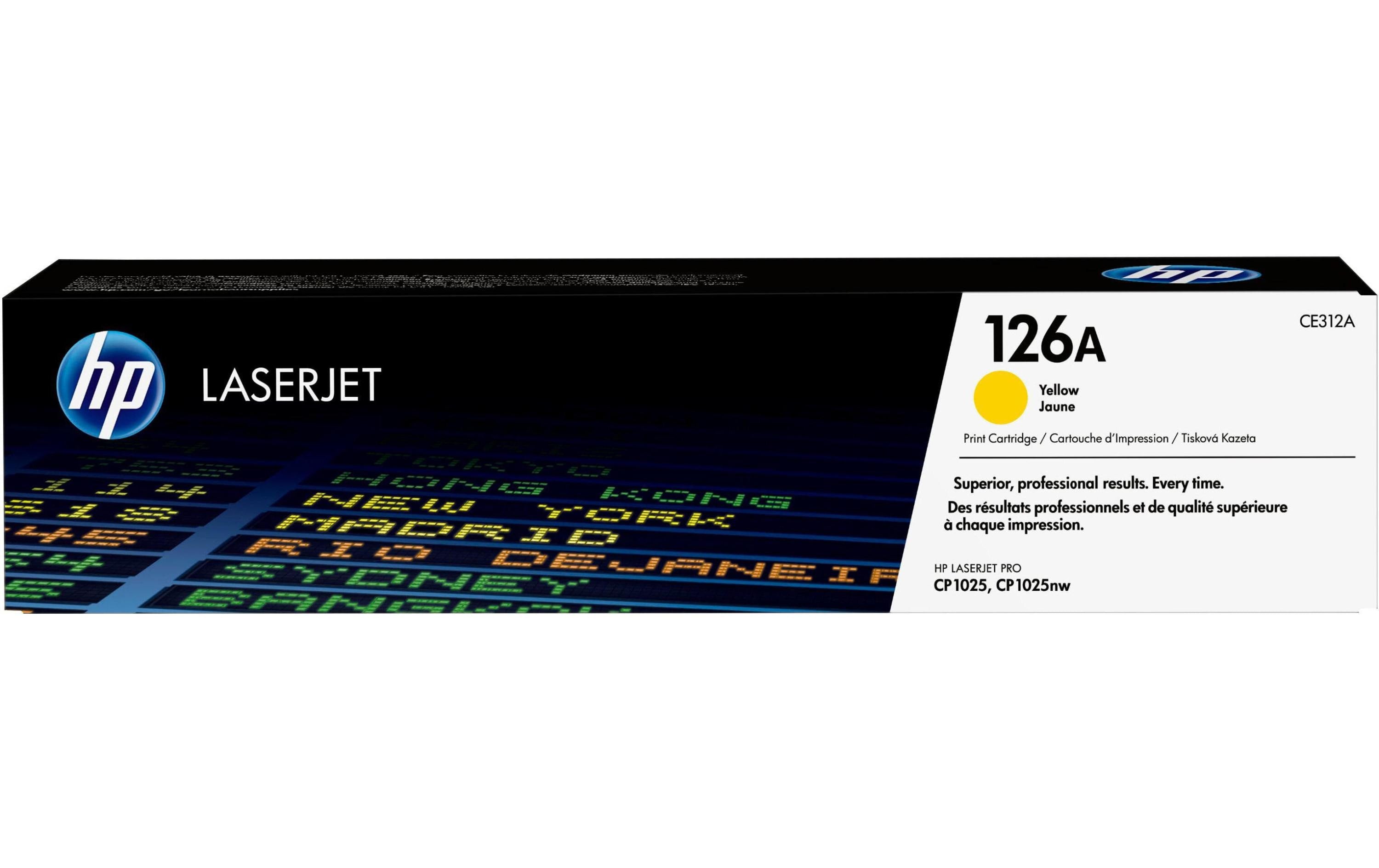 HP Toner Nr. 126A (CE312A) Yellow