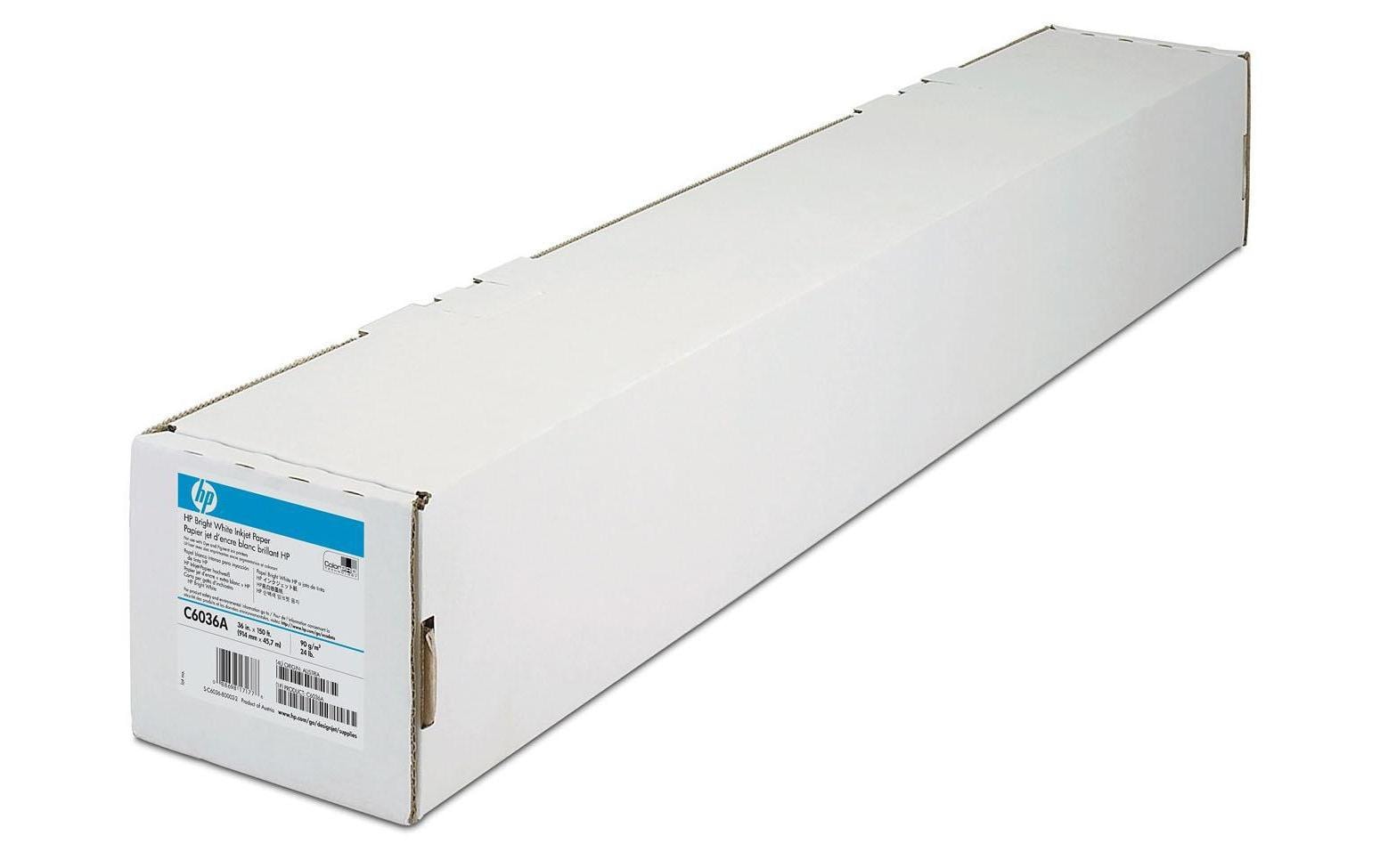 HP Plotterpapier 36 90 g (C6036A) Hochweiss