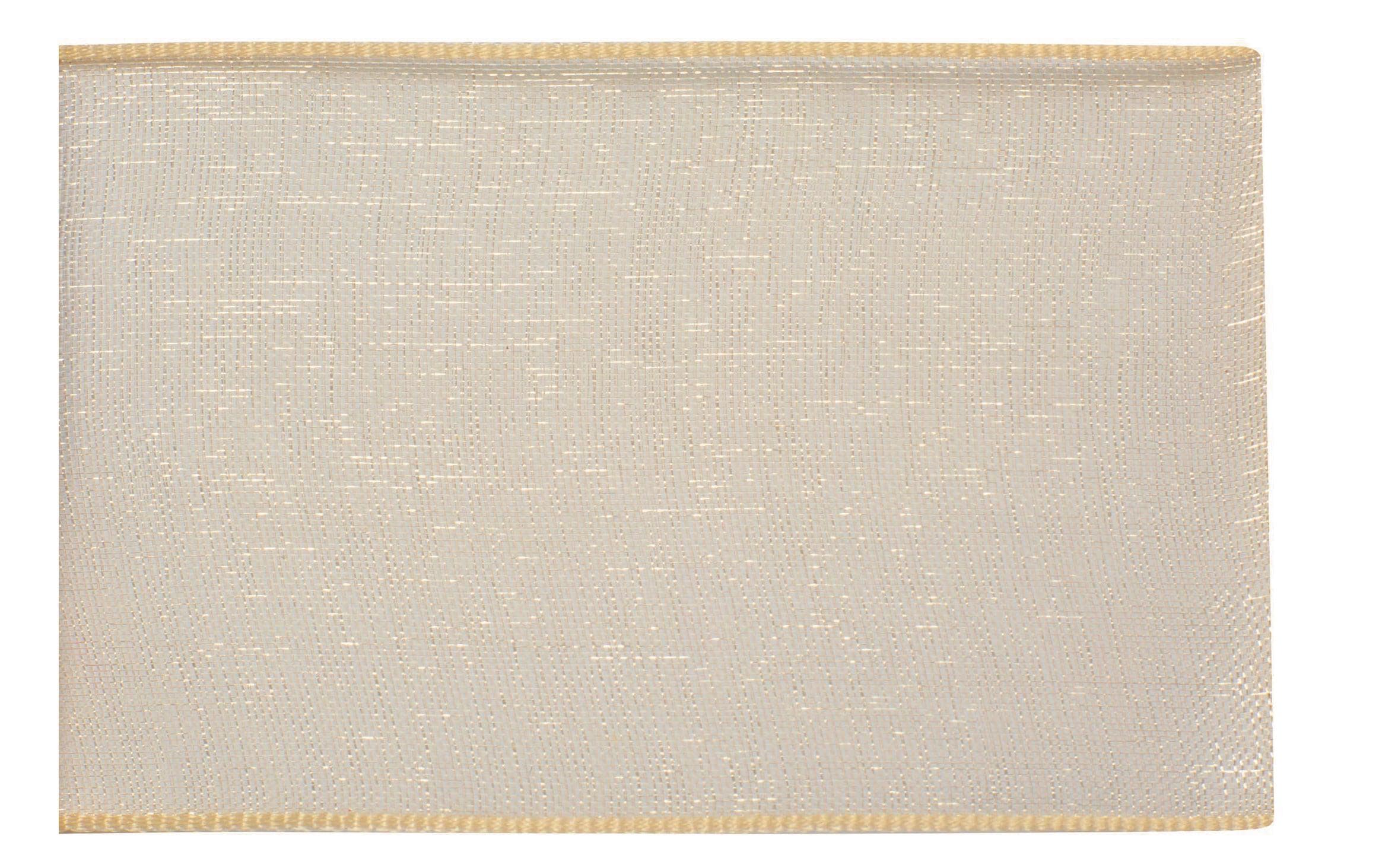 Glorex Organzaband 25 mm x 5 m, Crème