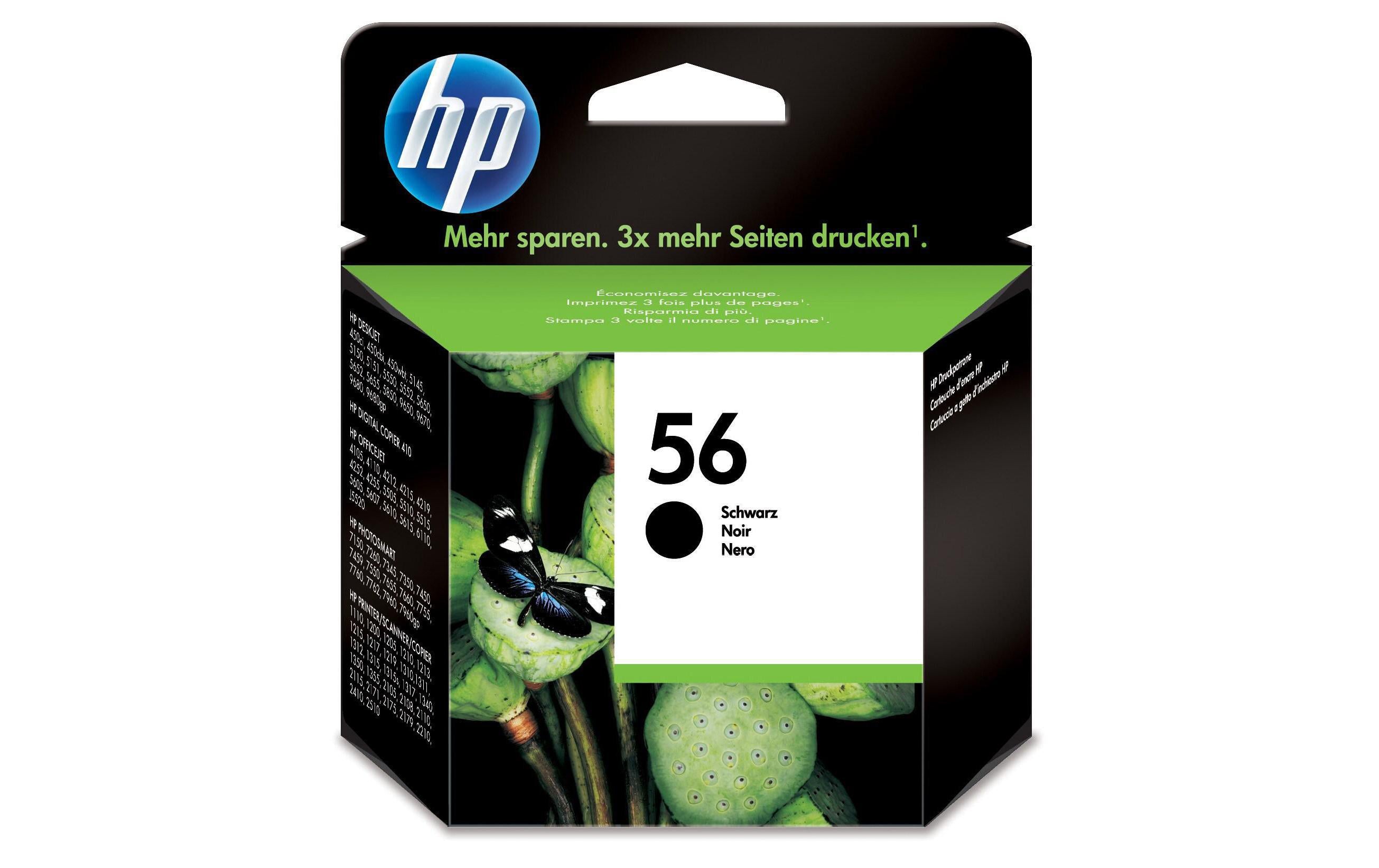 HP Tinte Nr. 56 (C6656AE) Black