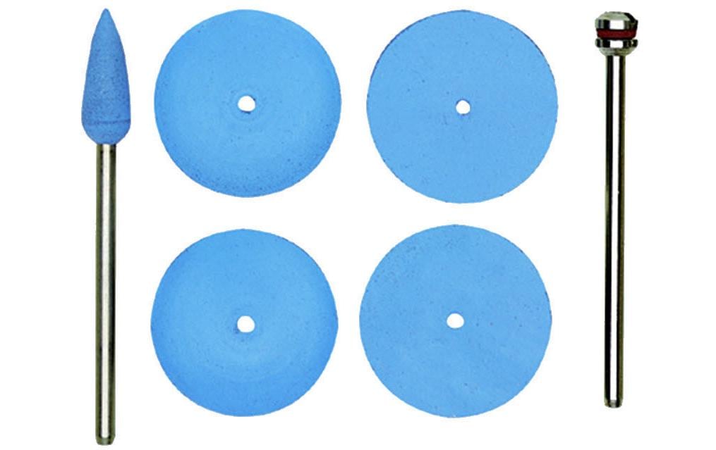 Proxxon Polierscheibe 22 mm Silikon, Rad, 11 Teile