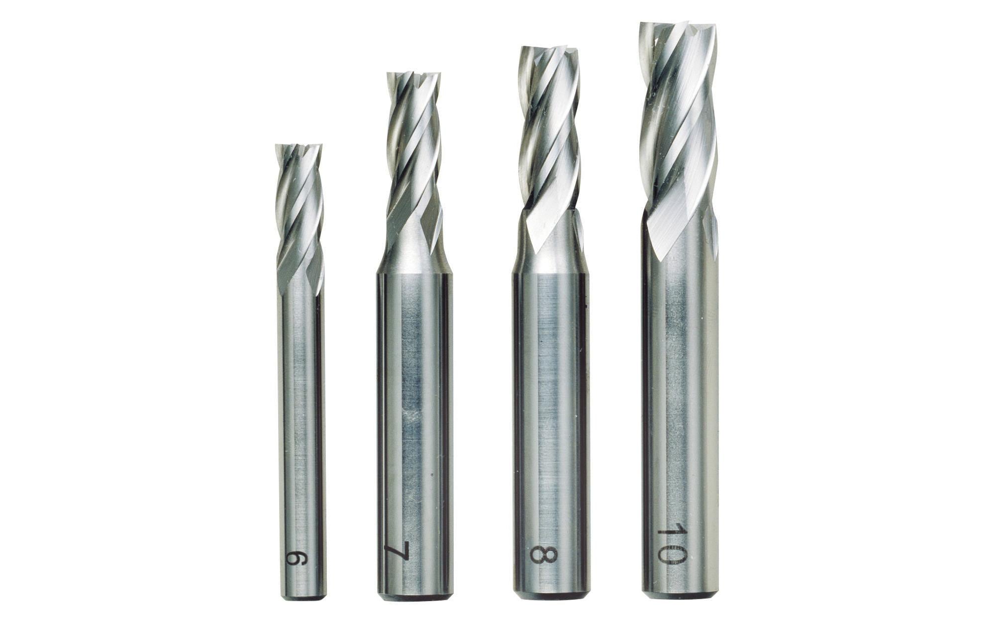 Proxxon Fräser 6-10 mm Schaftfräser, 4 Teile