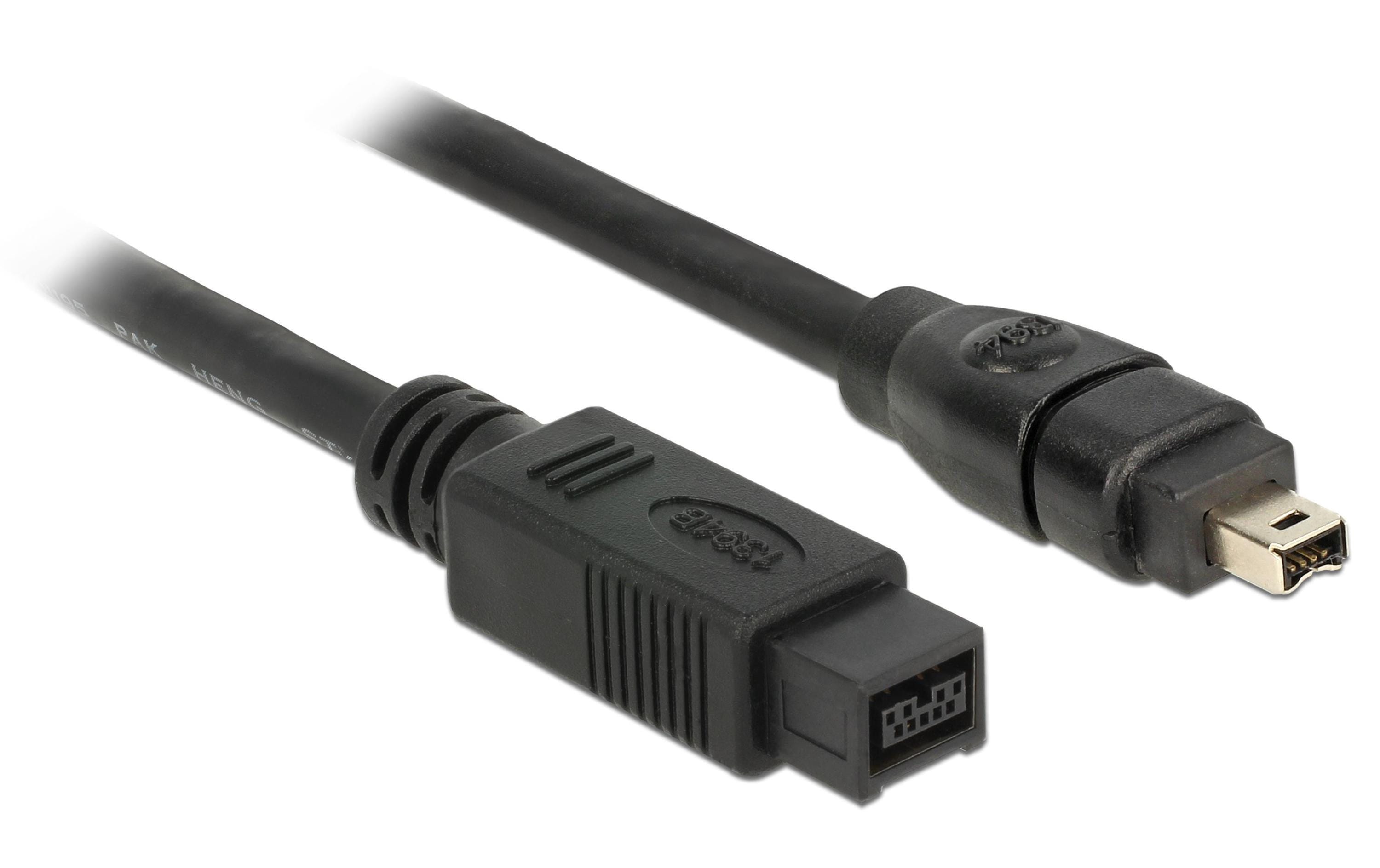 Delock FireWire-Kabel 400Mbps 9Pin-4Pin 3 m