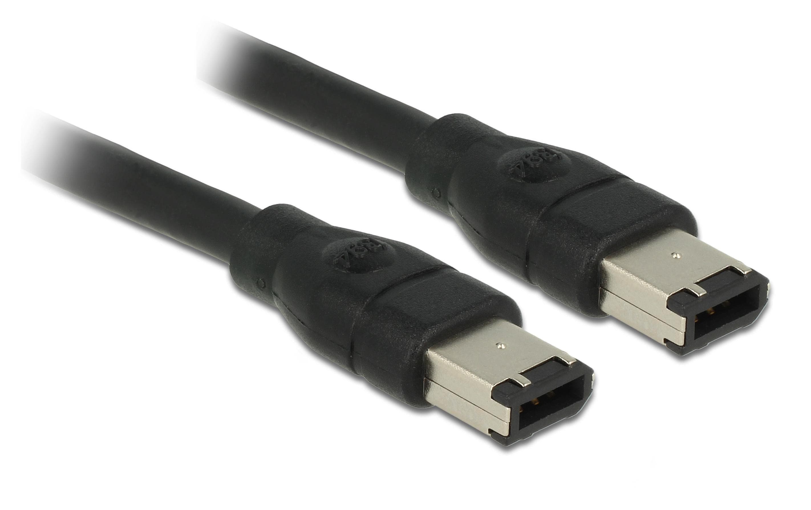 Delock FireWire-Kabel 400Mbps 6Pin-6Pin 2 m