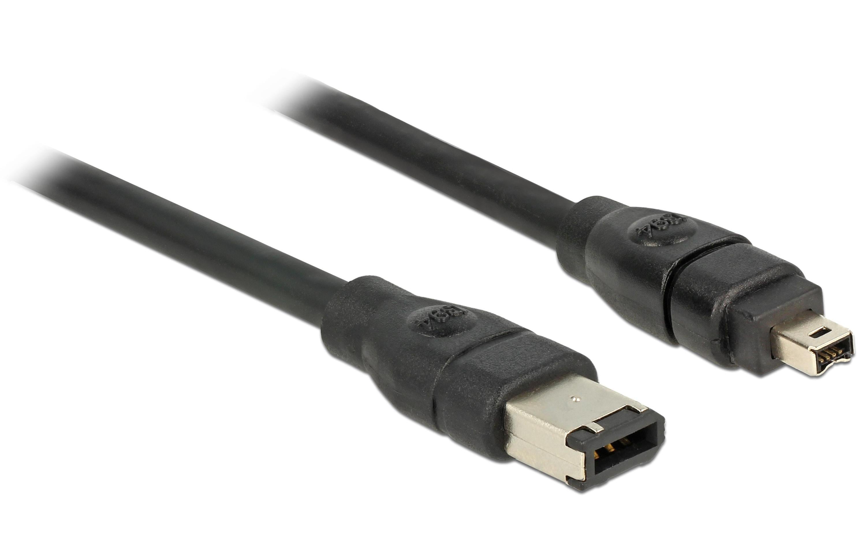 Delock FireWire-Kabel 400Mbps 6Pin-4Pin 2 m