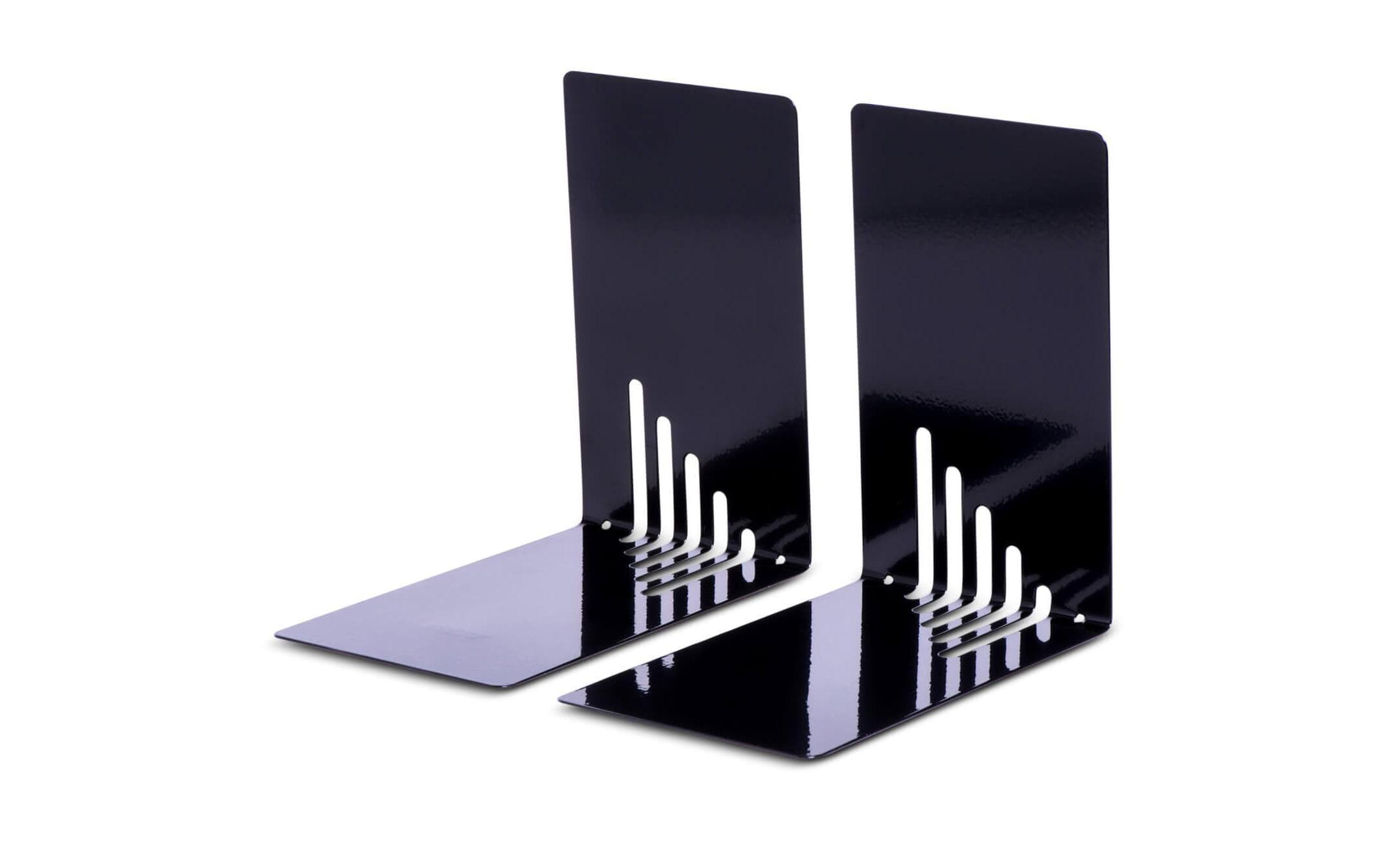 Maul Buchstützen-Set S Schwarz, Metall
