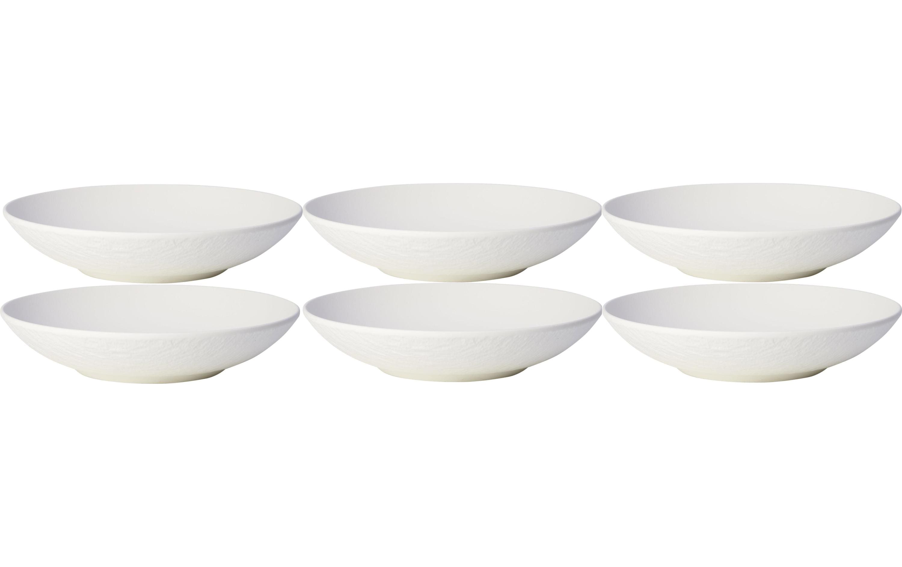 Villeroy & Boch Suppen- & Pastateller Manufacture Ø 23.5 cm, 6 Stück, Weiss