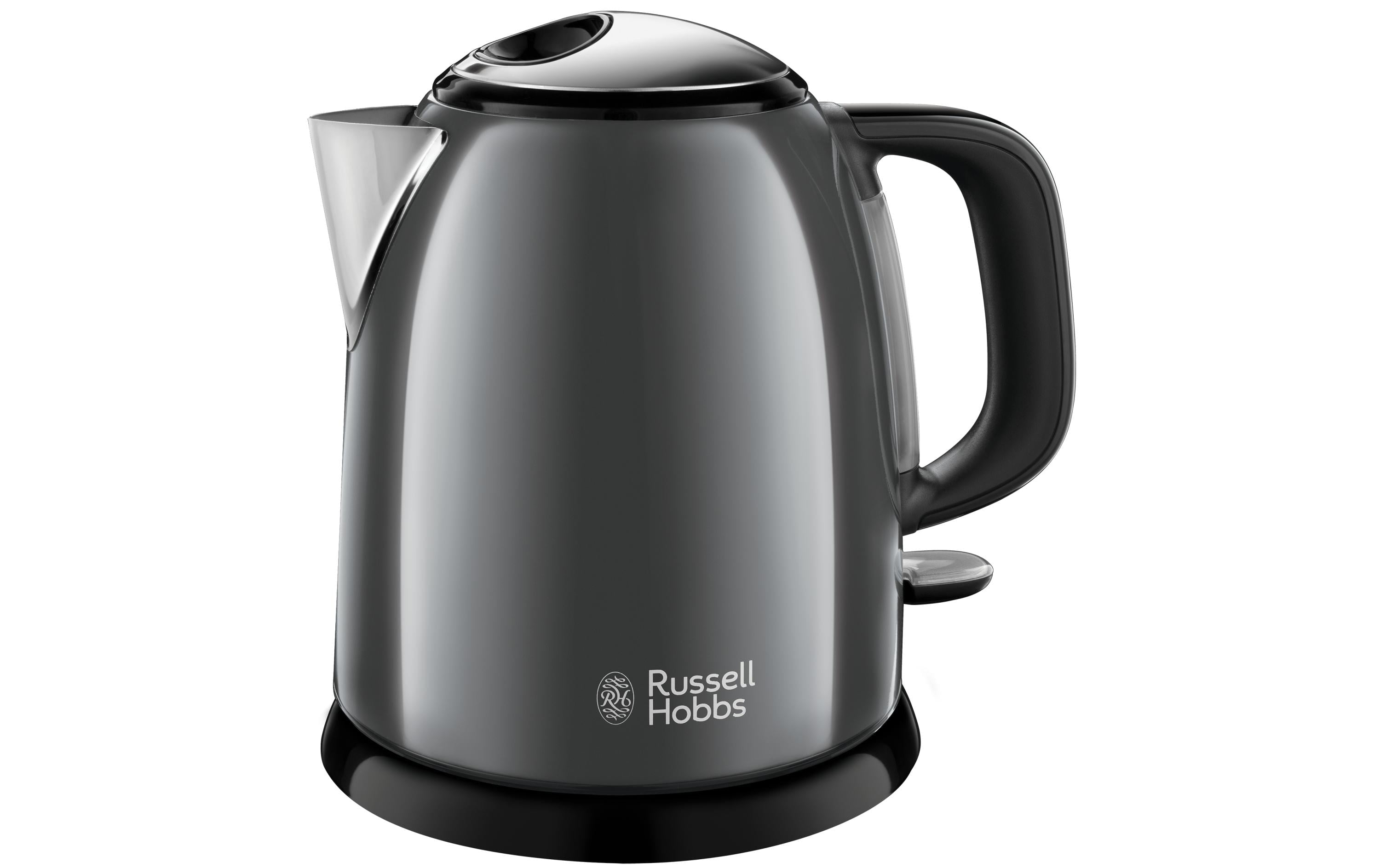 Russell Hobbs Wasserkocher 24993-70 Colours Plus 1 l, Grau/Schwarz