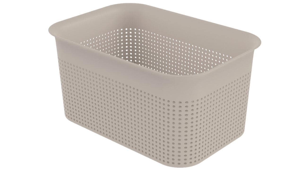 Rotho Aufbewahrungsbox Brisen 4.5 l, Cappuccino