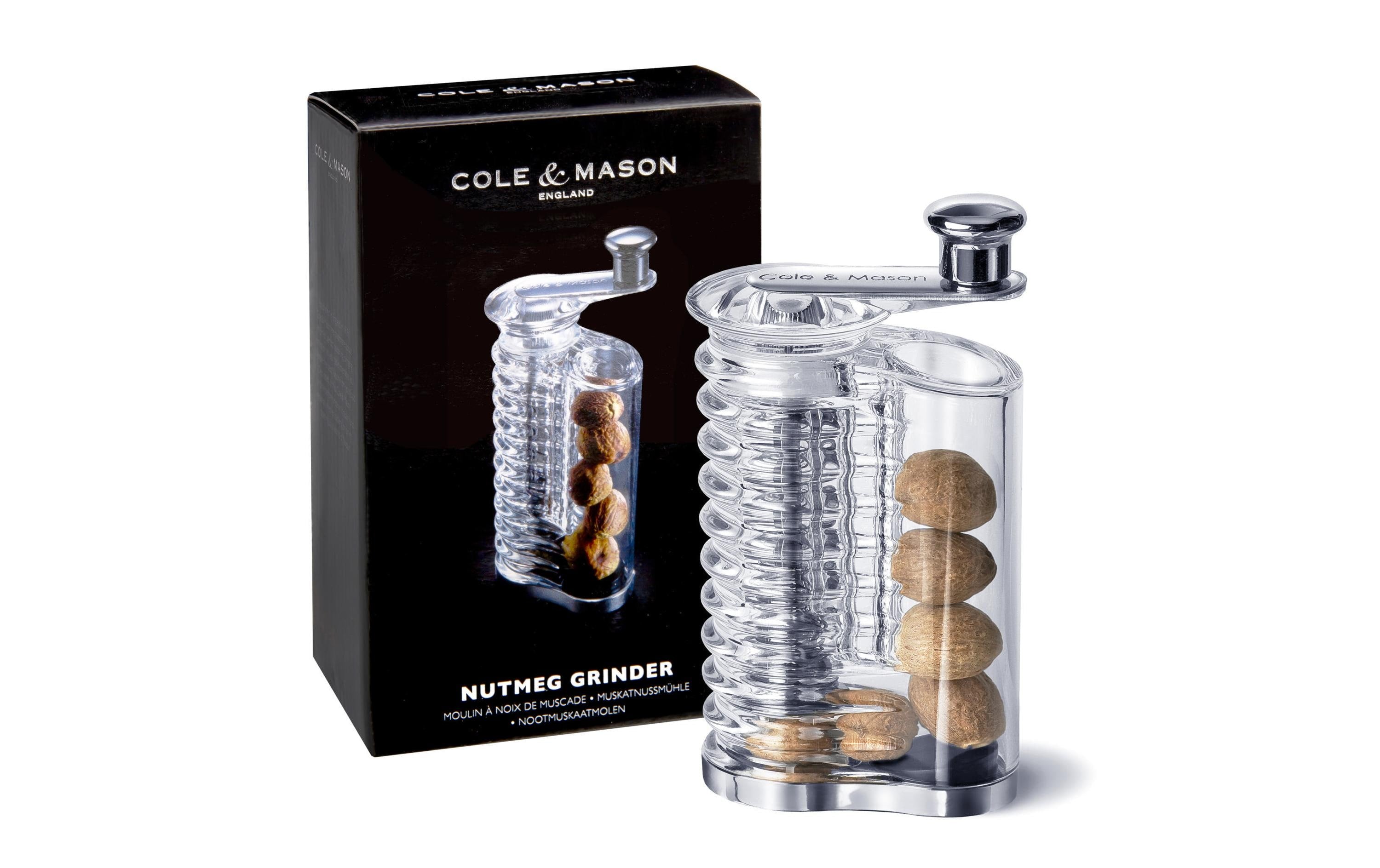 Cole&Mason Muskatmühle Wallis 14.5 cm, Transparent