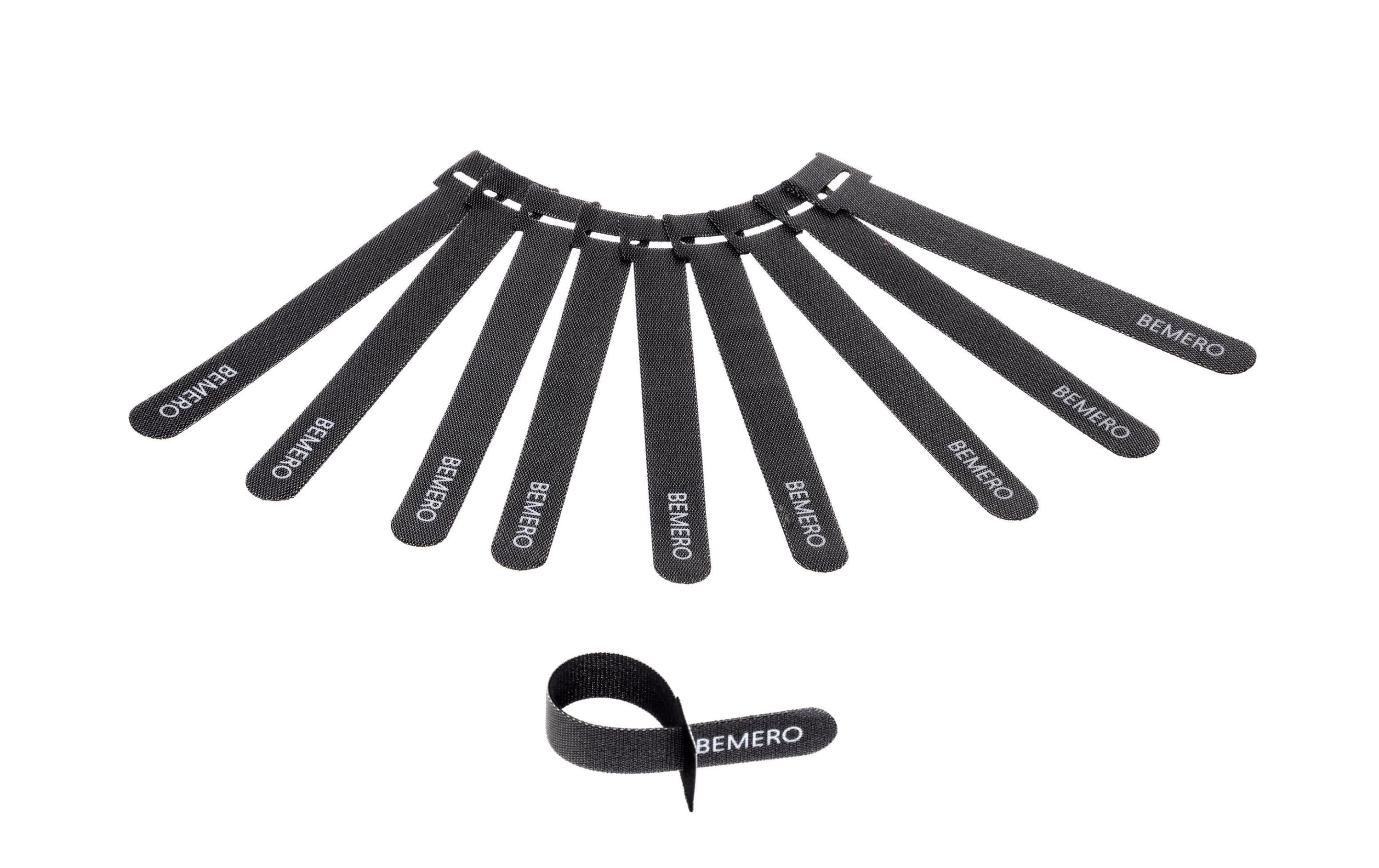 Bemero Kabelklett 16015BK-MP 10 Stück