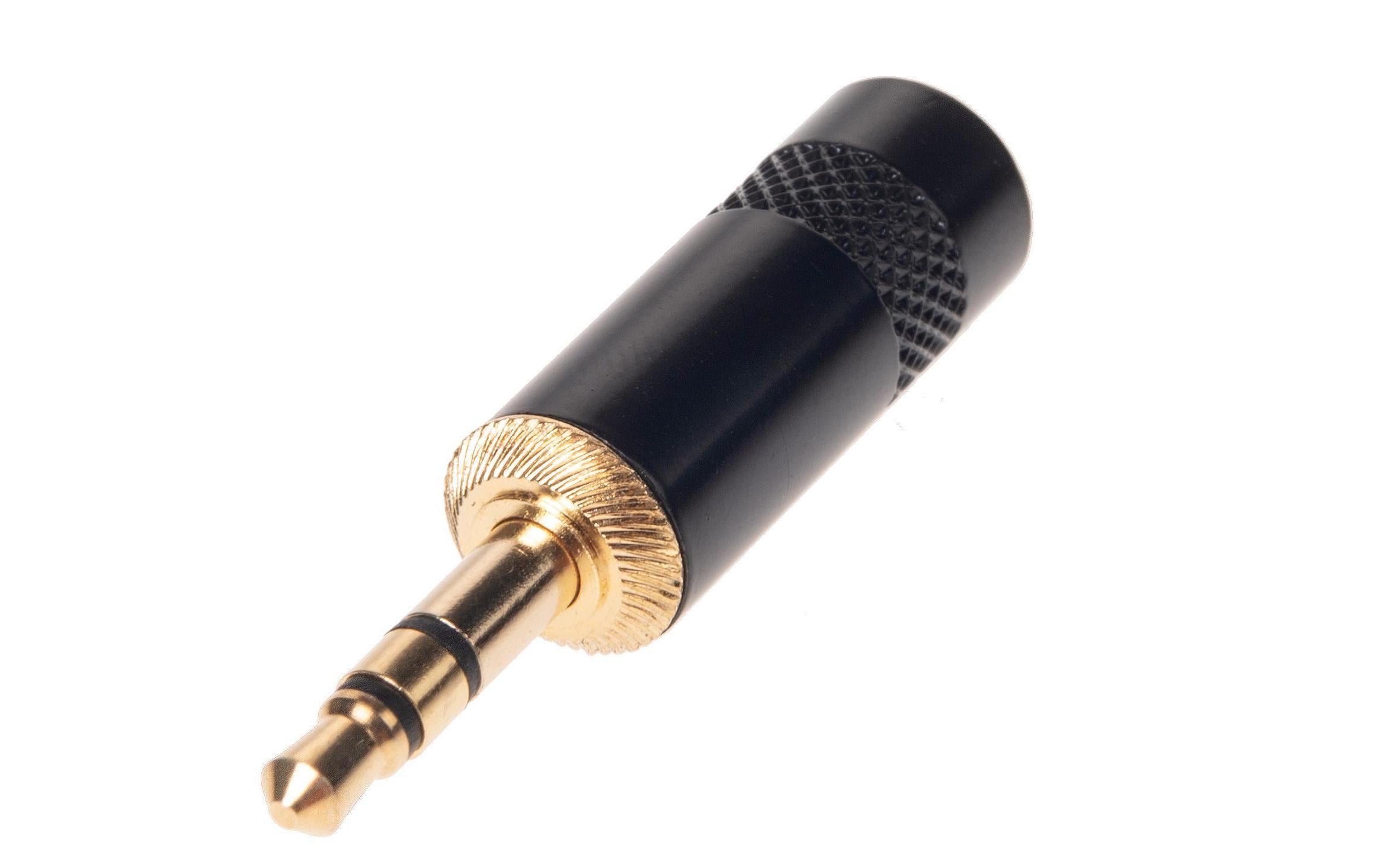 Bemero Stecker BC3001BK-M 3.5 mm Stereo Klinkenstecker schwarz