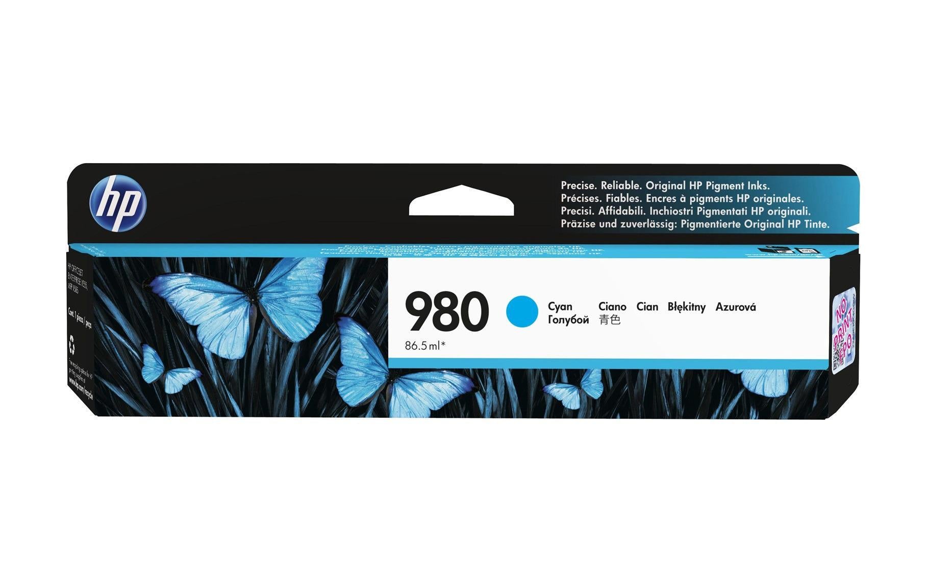 HP Tinte Nr. 980 (D8J07A) Cyan