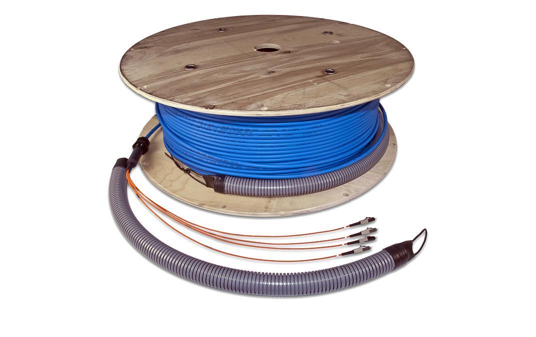 Lightwin 4x Singlemode E2000/APC – E2000/APC, OS2, Simplex, 50 m